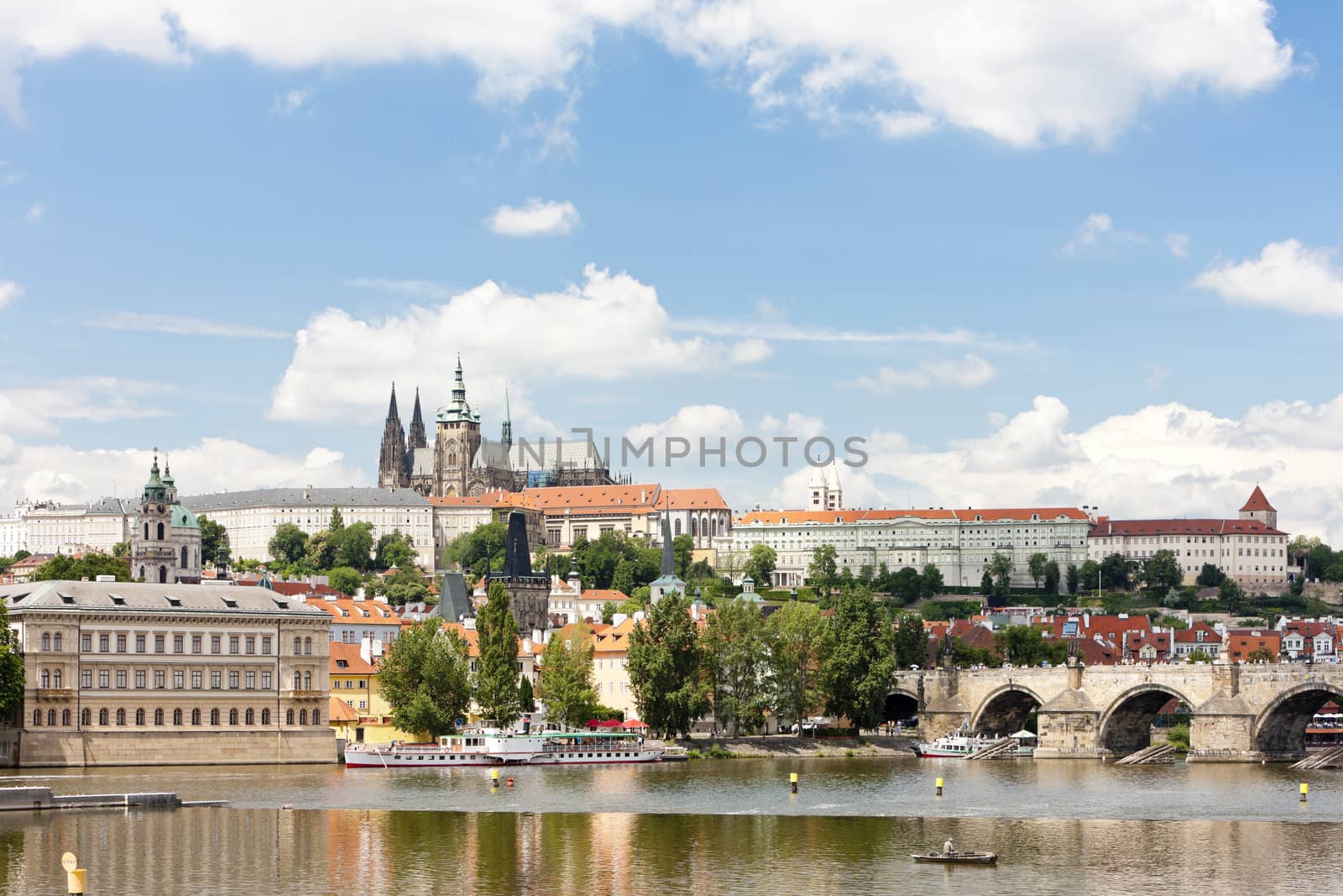 Hradcany with Charles bridge, Prague, Czech Republic by phbcz