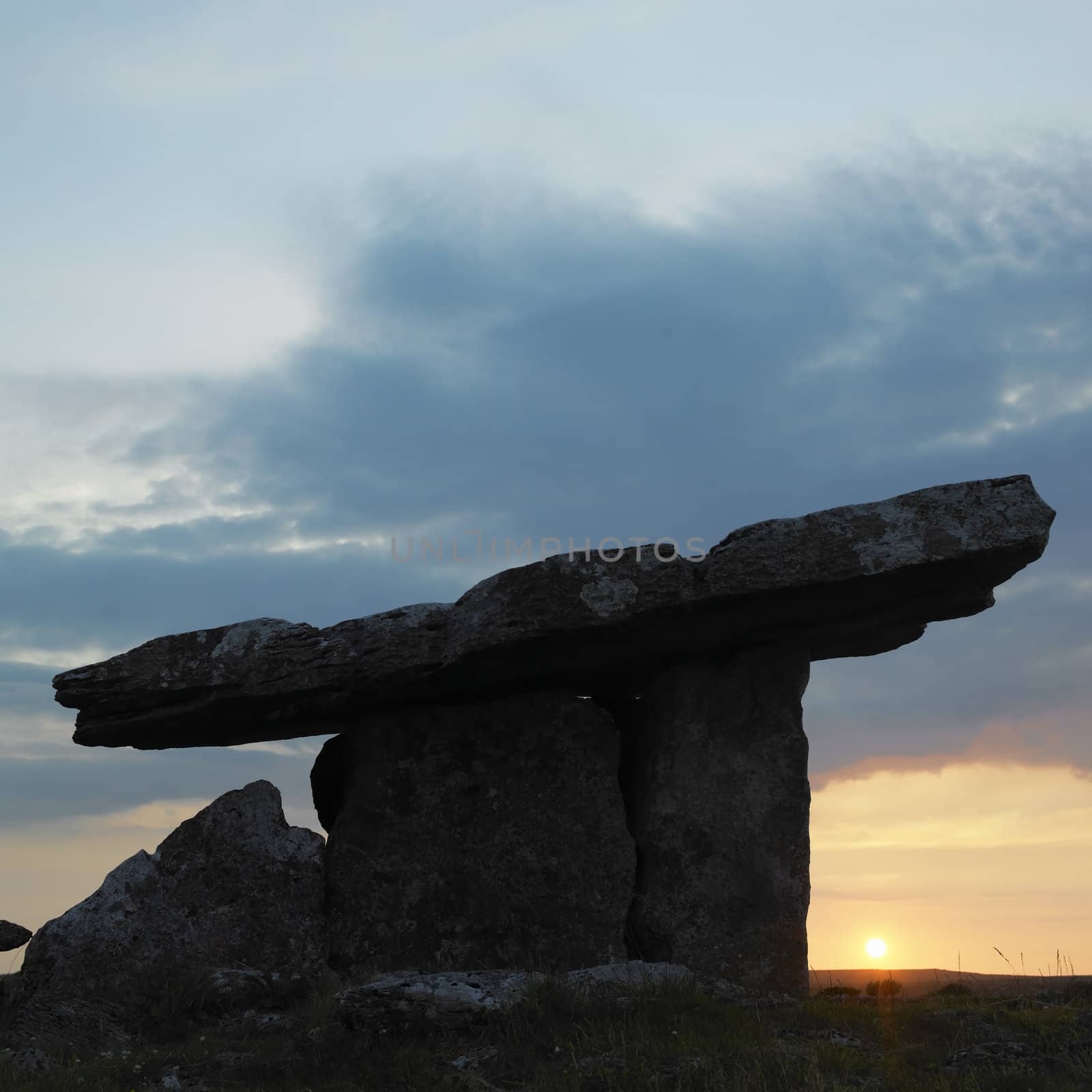 Poulnabrone Dolmen, Burren, County Clare, Ireland