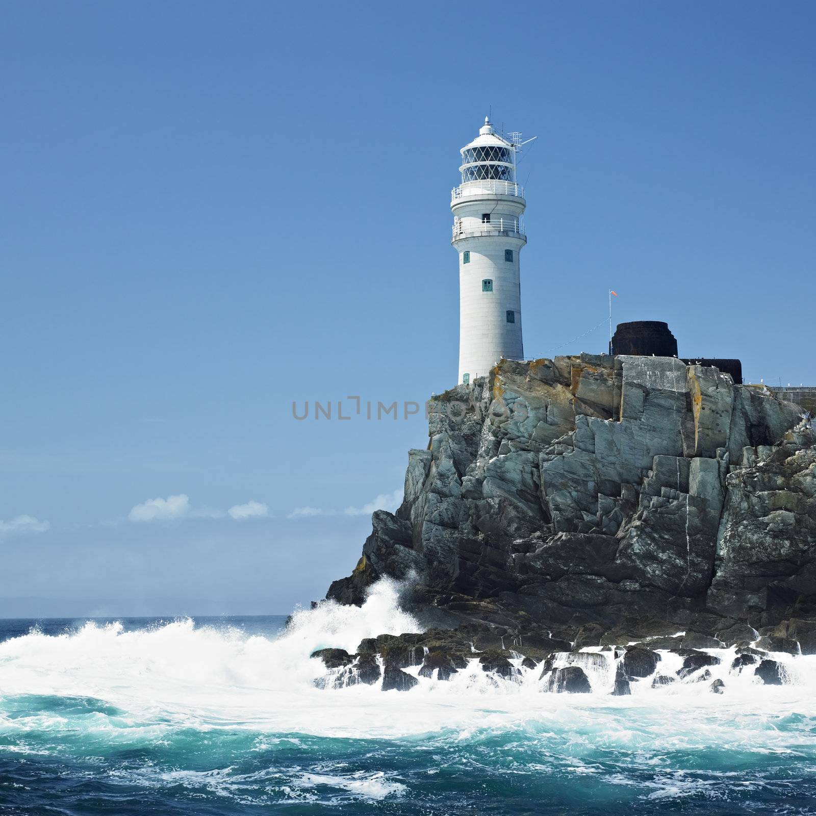lighthouse, Fastnet Rock, County Cork, Ireland by phbcz