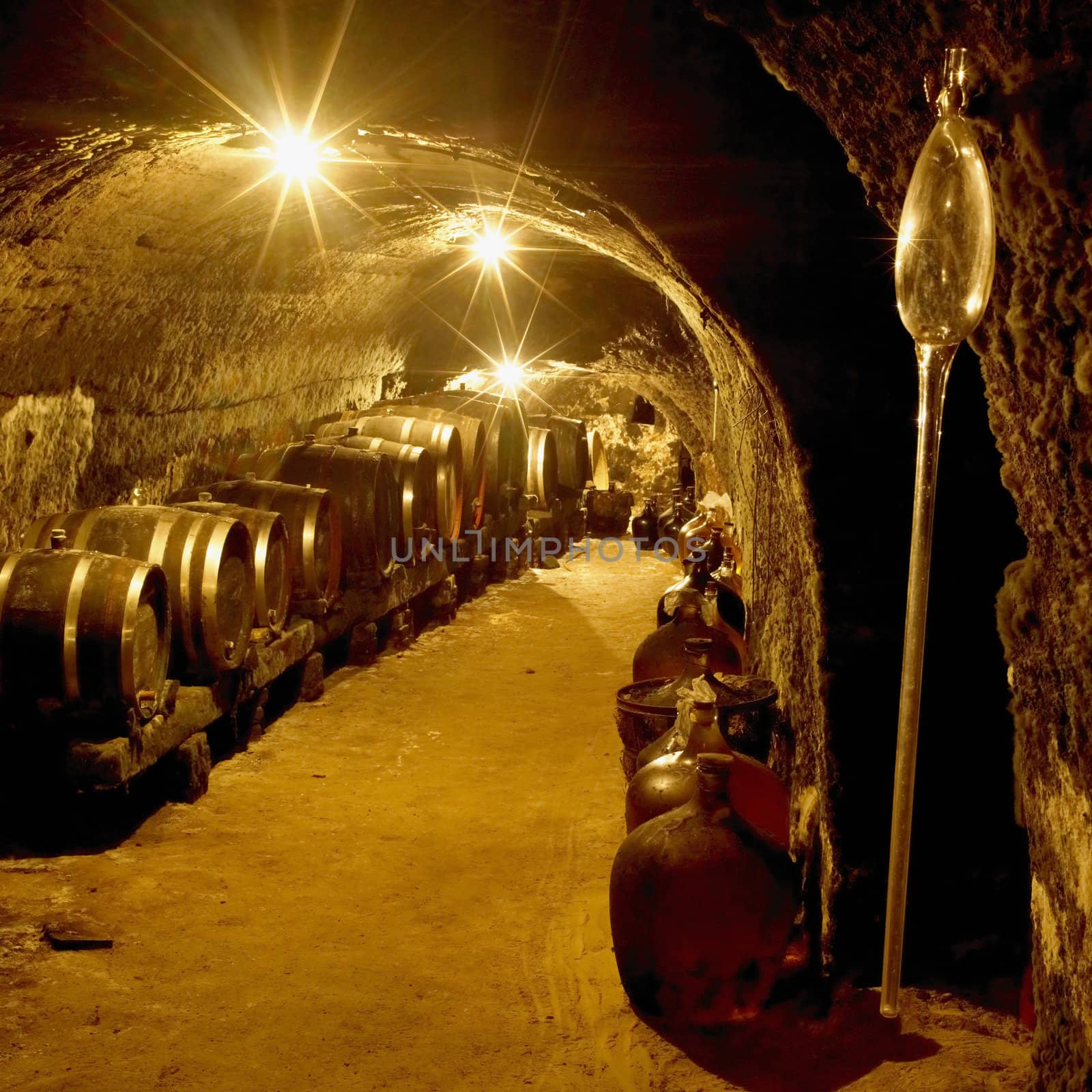 wine cellar, Vrba Winery, Vrbovec, Czech Republic