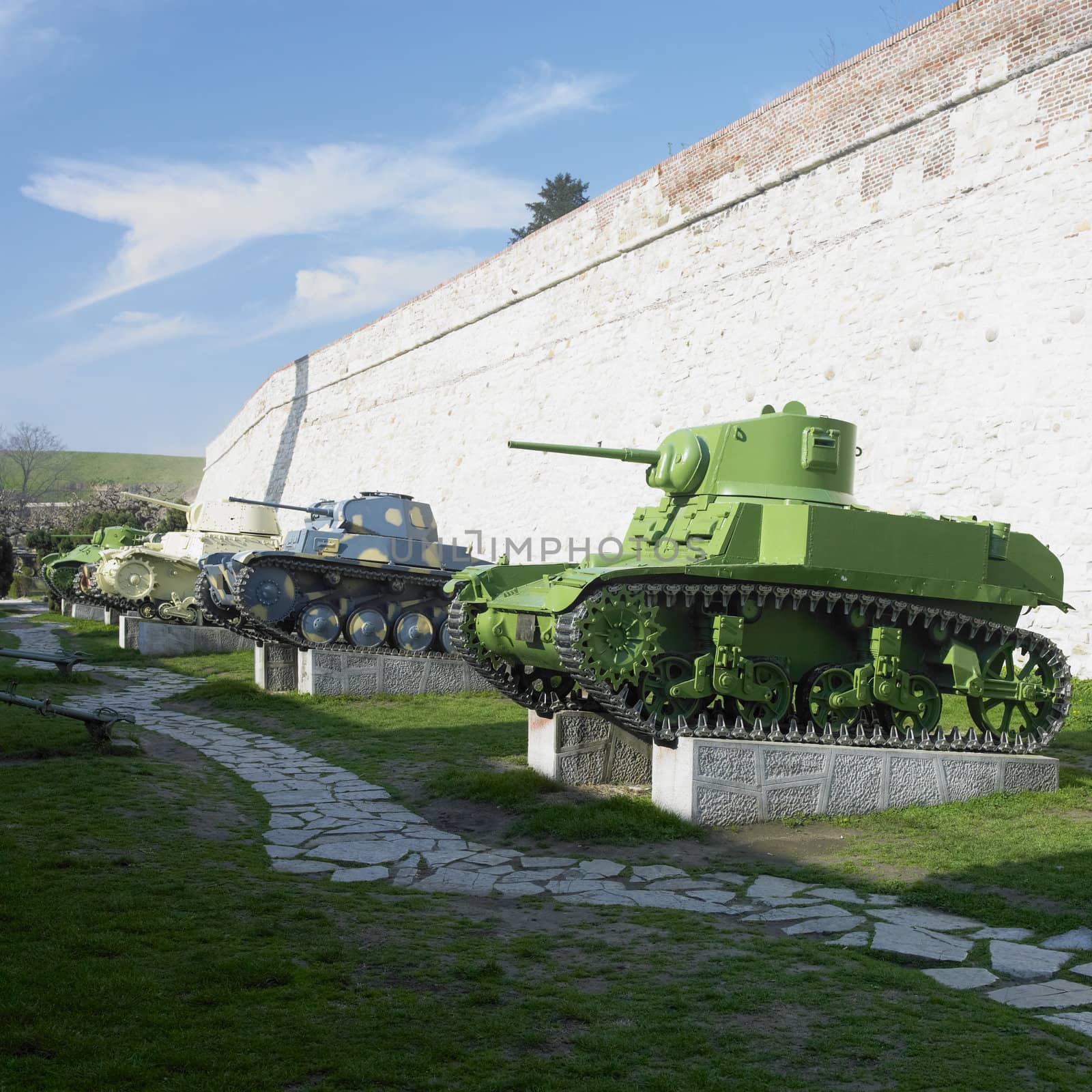 military technique, fortress Kalemegdan, Belgrade, Serbia by phbcz