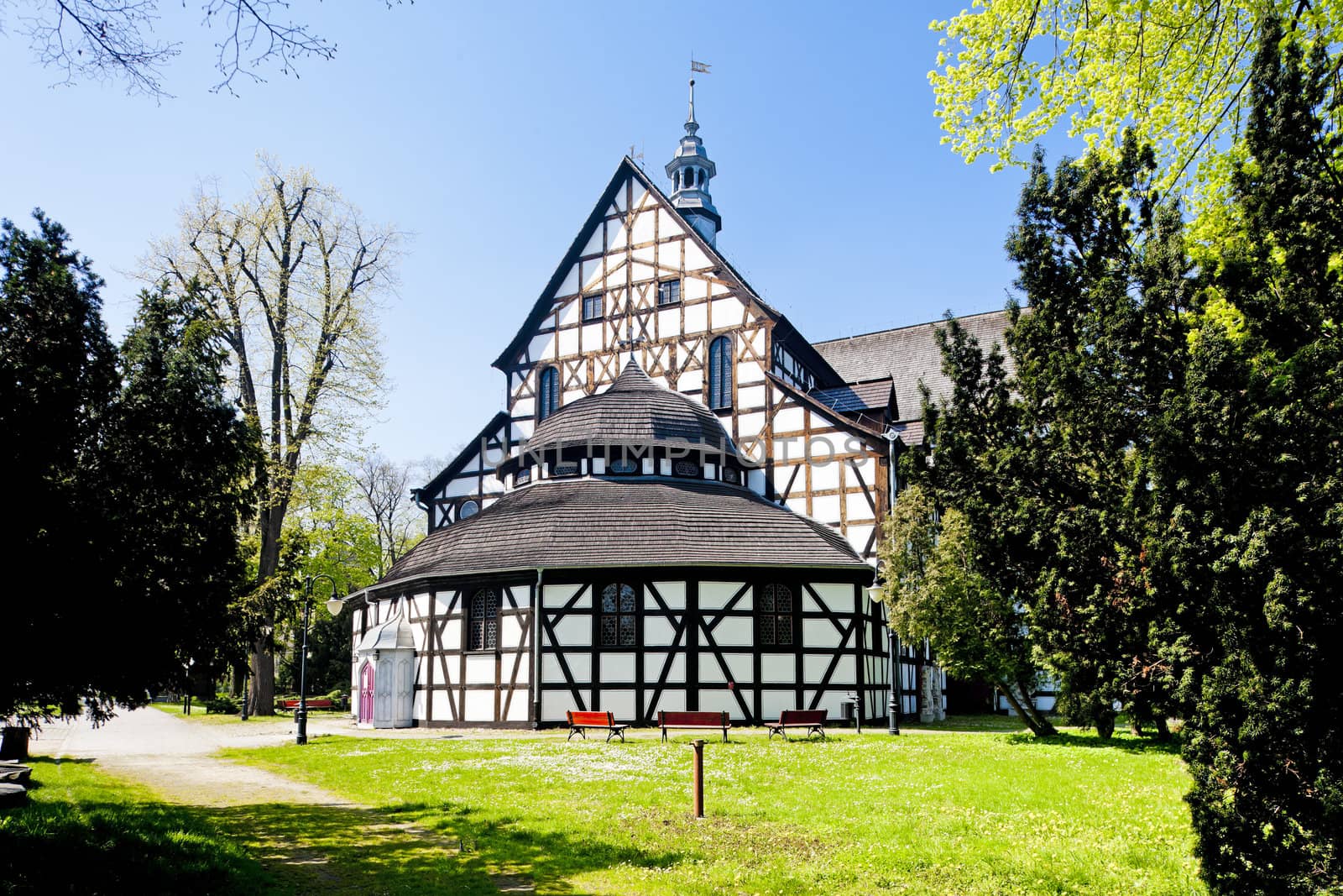 timbered church of Swidnica, Silesia, Poland by phbcz