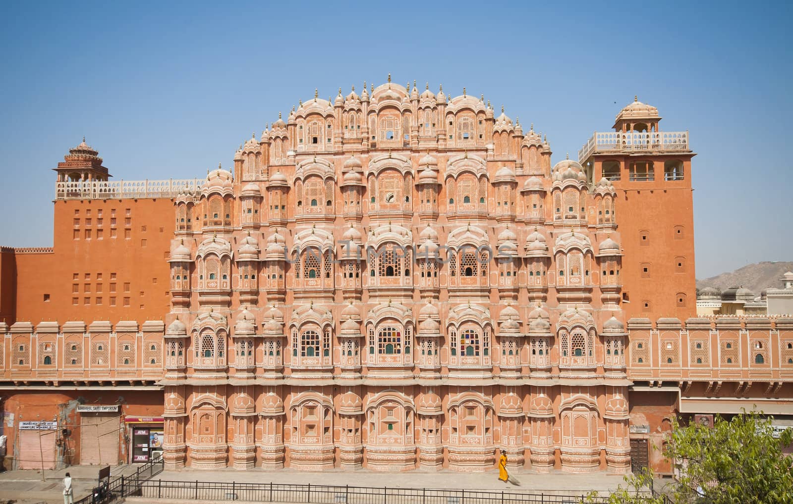 Hawa Mahal, the Palace of Winds in Jaipur, Rajasthan, India. 