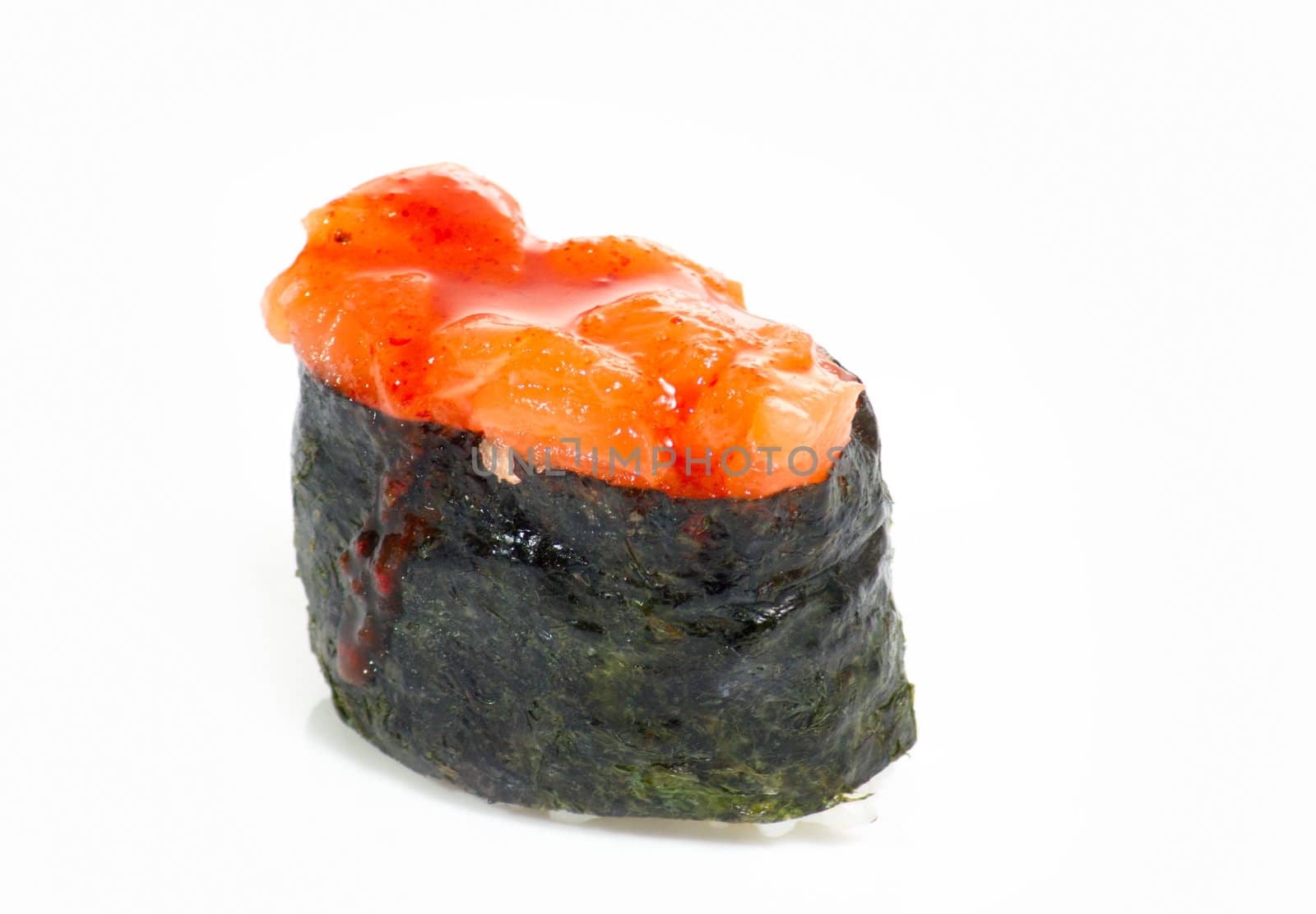 Various kinds of sushi and sashimi