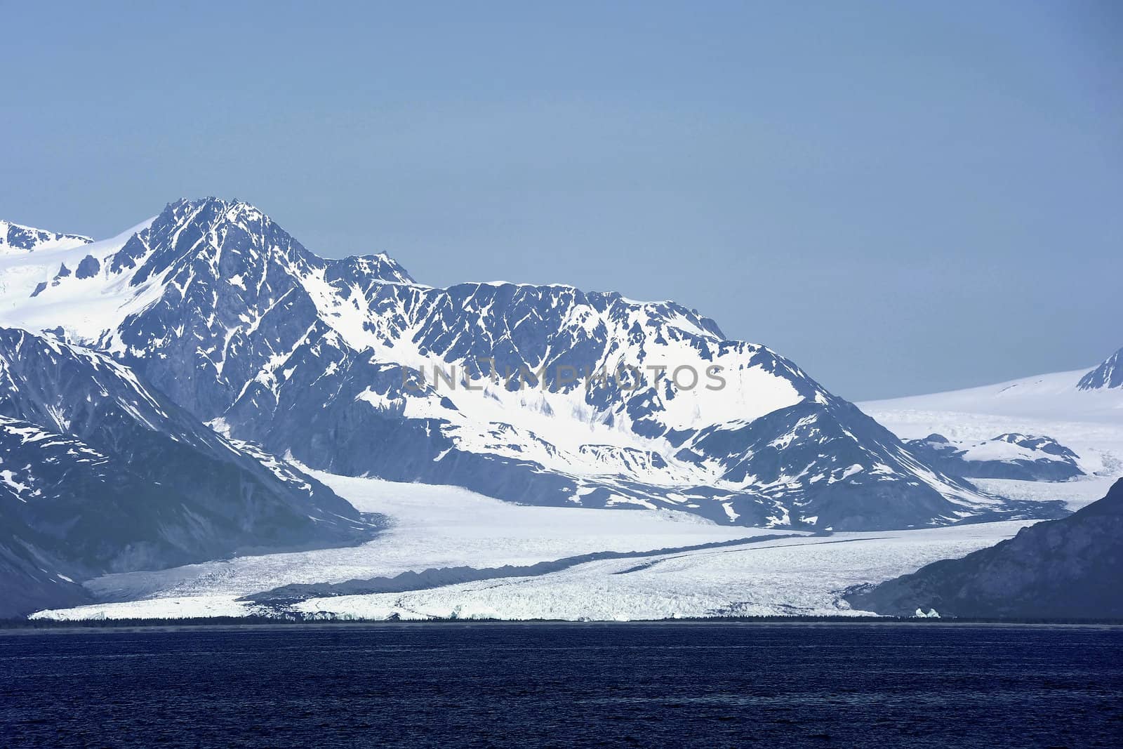 glacier on bay by porbital