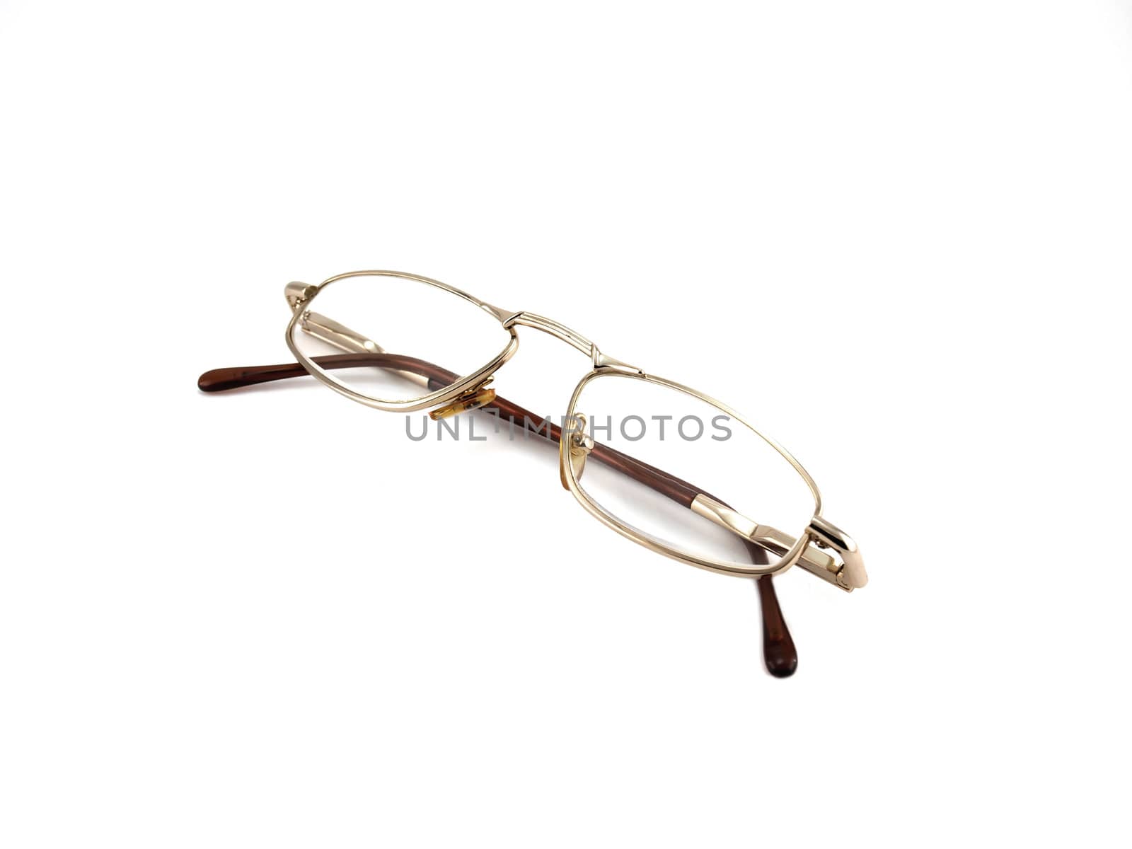 Glasses over white by sergpet