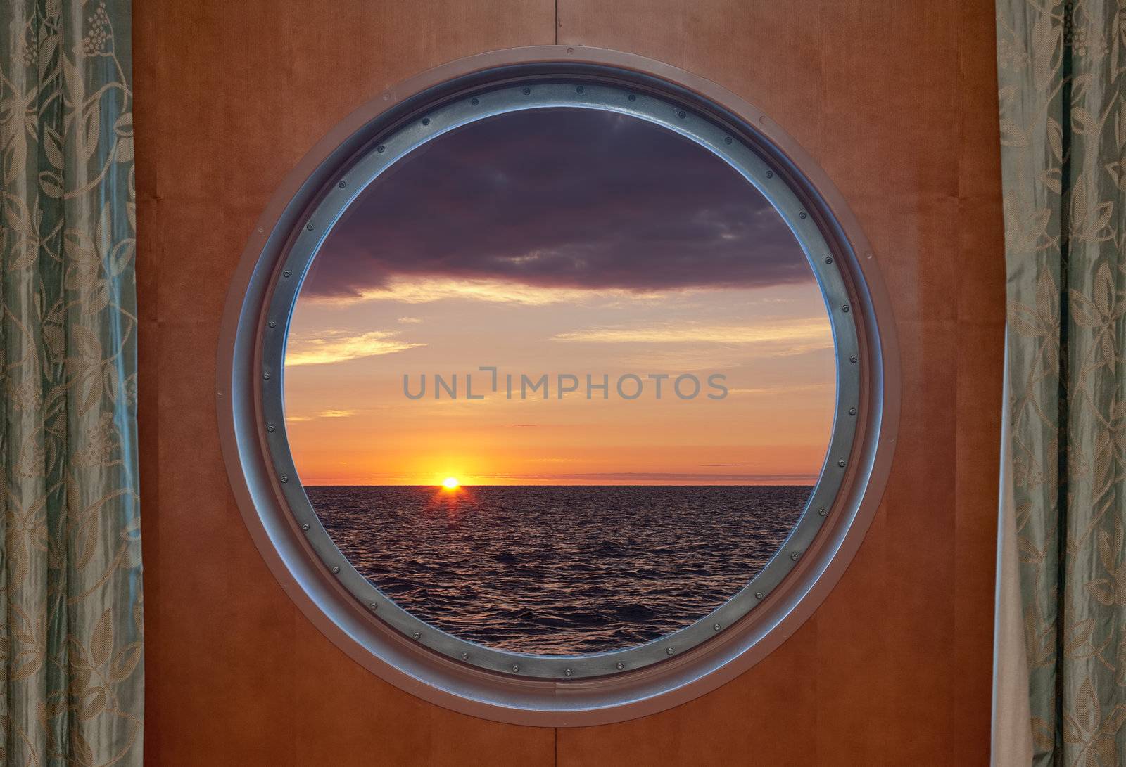 Sunrise Through Porthole by sbonk