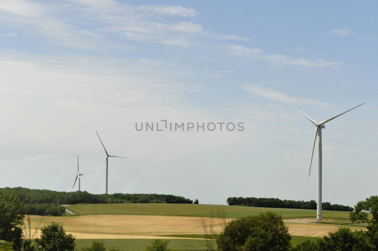 Wind Turbines in the Countryside by shkyo30