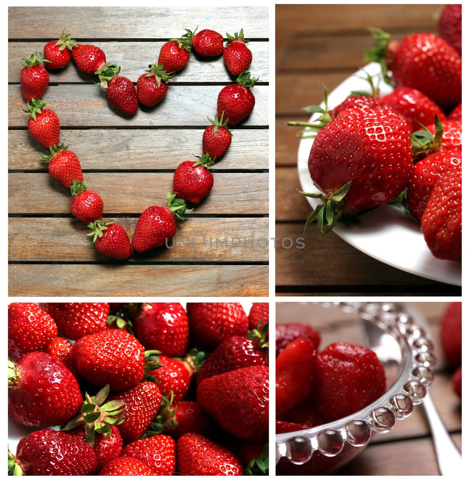 strawberries collage 2 by Teka77