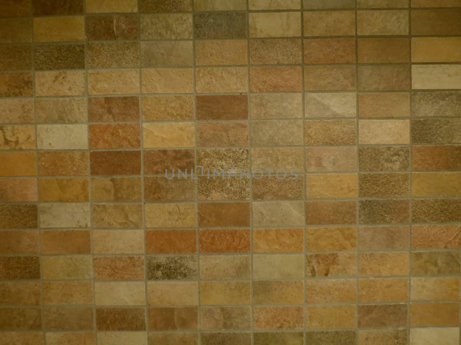 Beige and brown wall tiles 