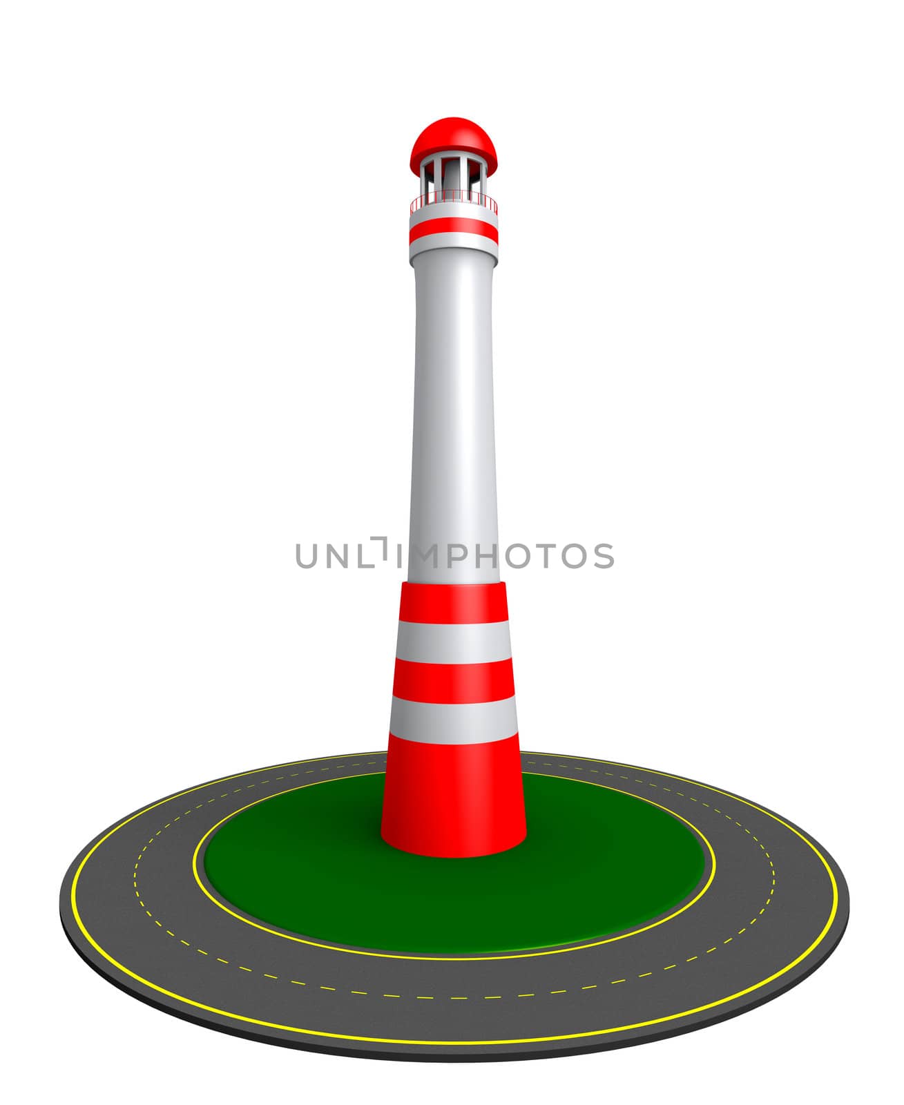 Beacon and roundabout route