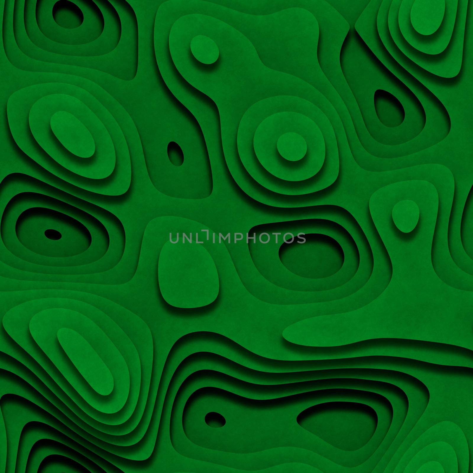 Seamless high quality high resolution abstract isobaric green pattern