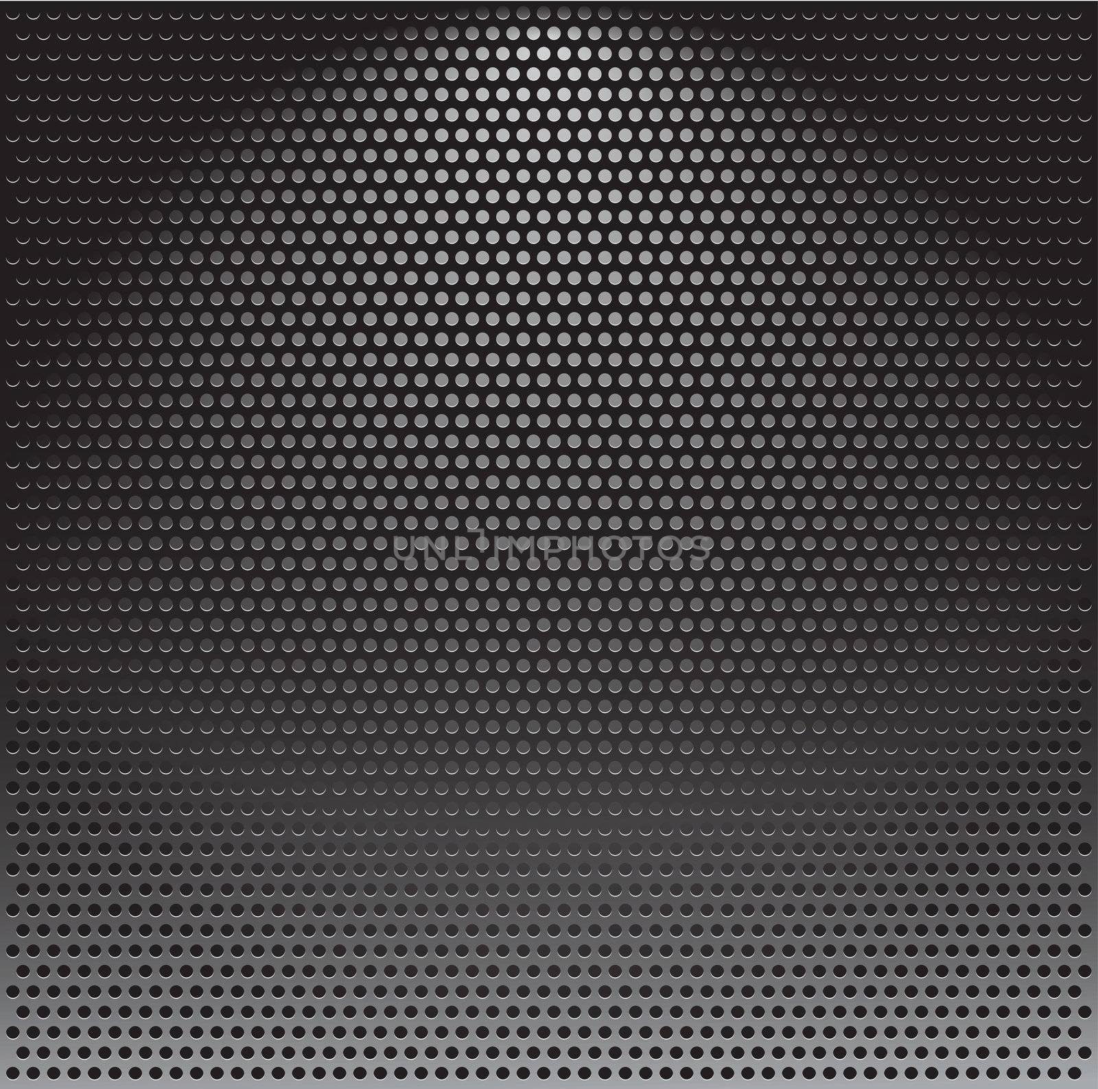 Realistic vector speaker grill background
