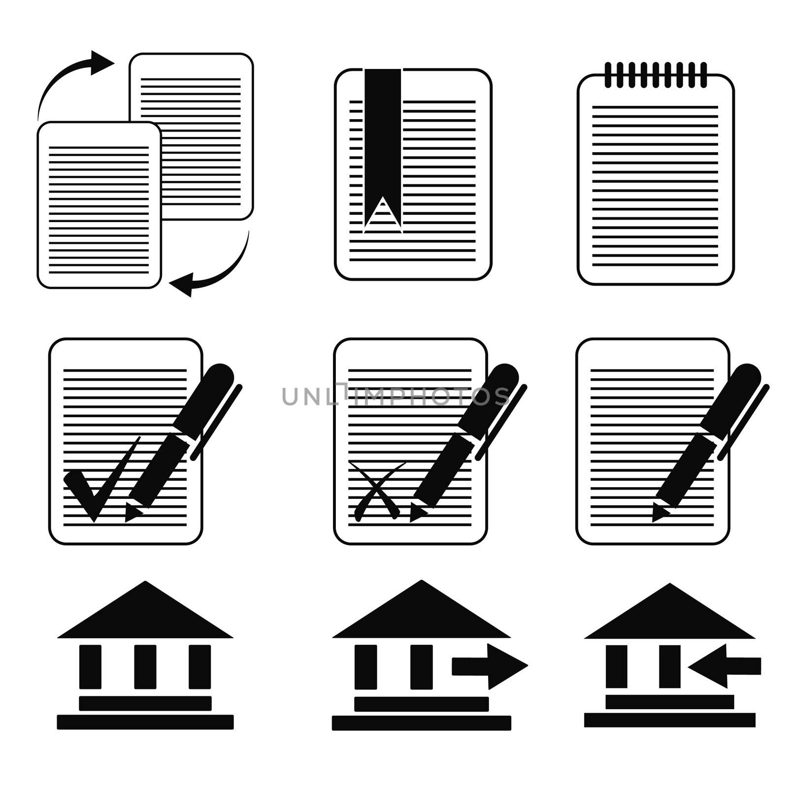 vector business icons set 8
