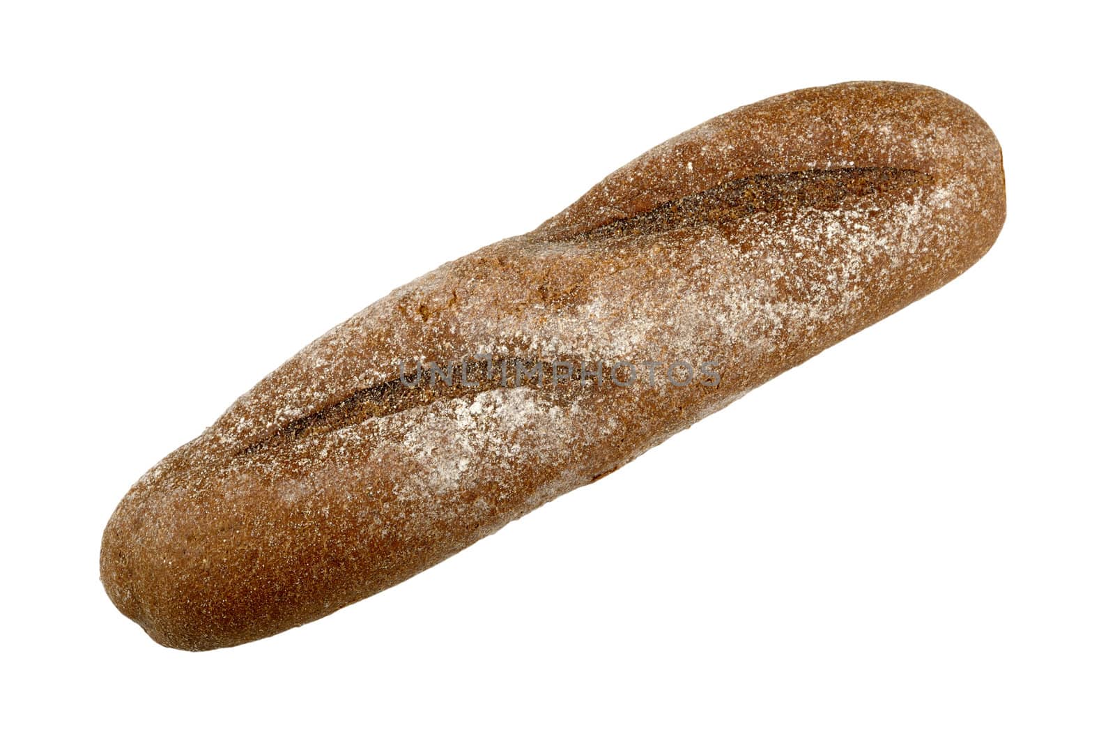 rye bread isolated on a white background
