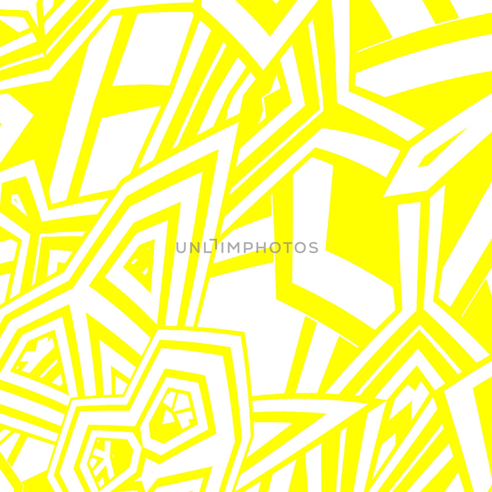 abstract background from tints white and yellow made from casual, broken geometrical figures