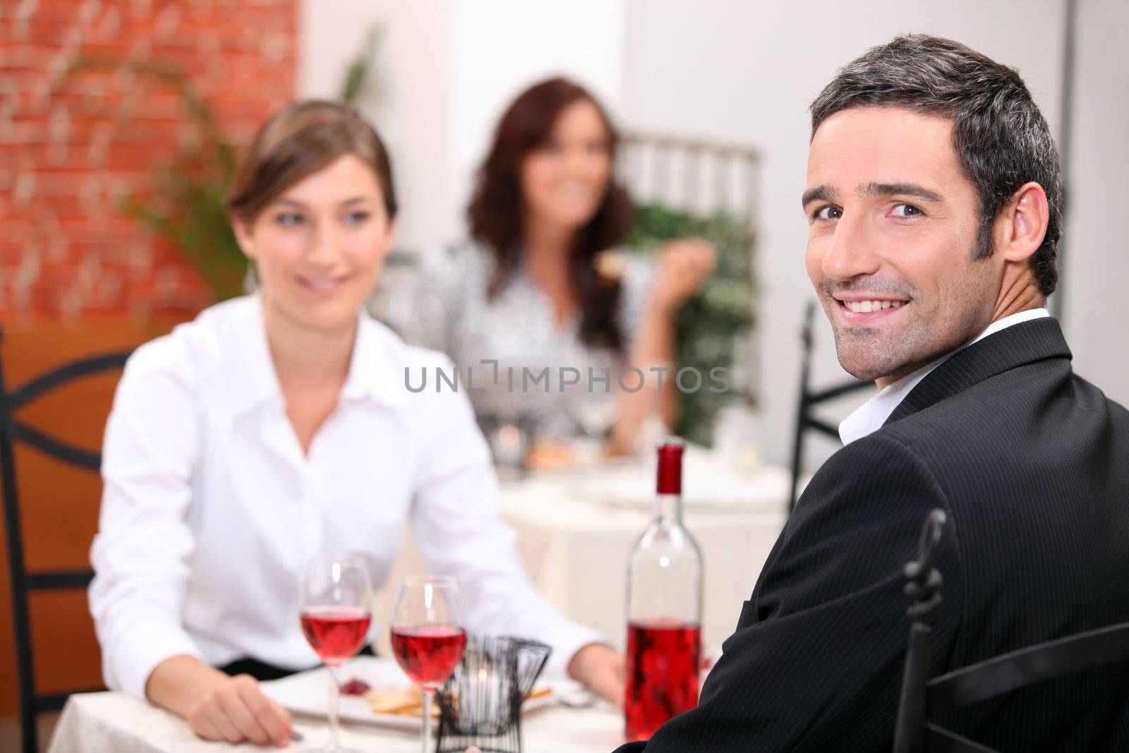 Couple dining