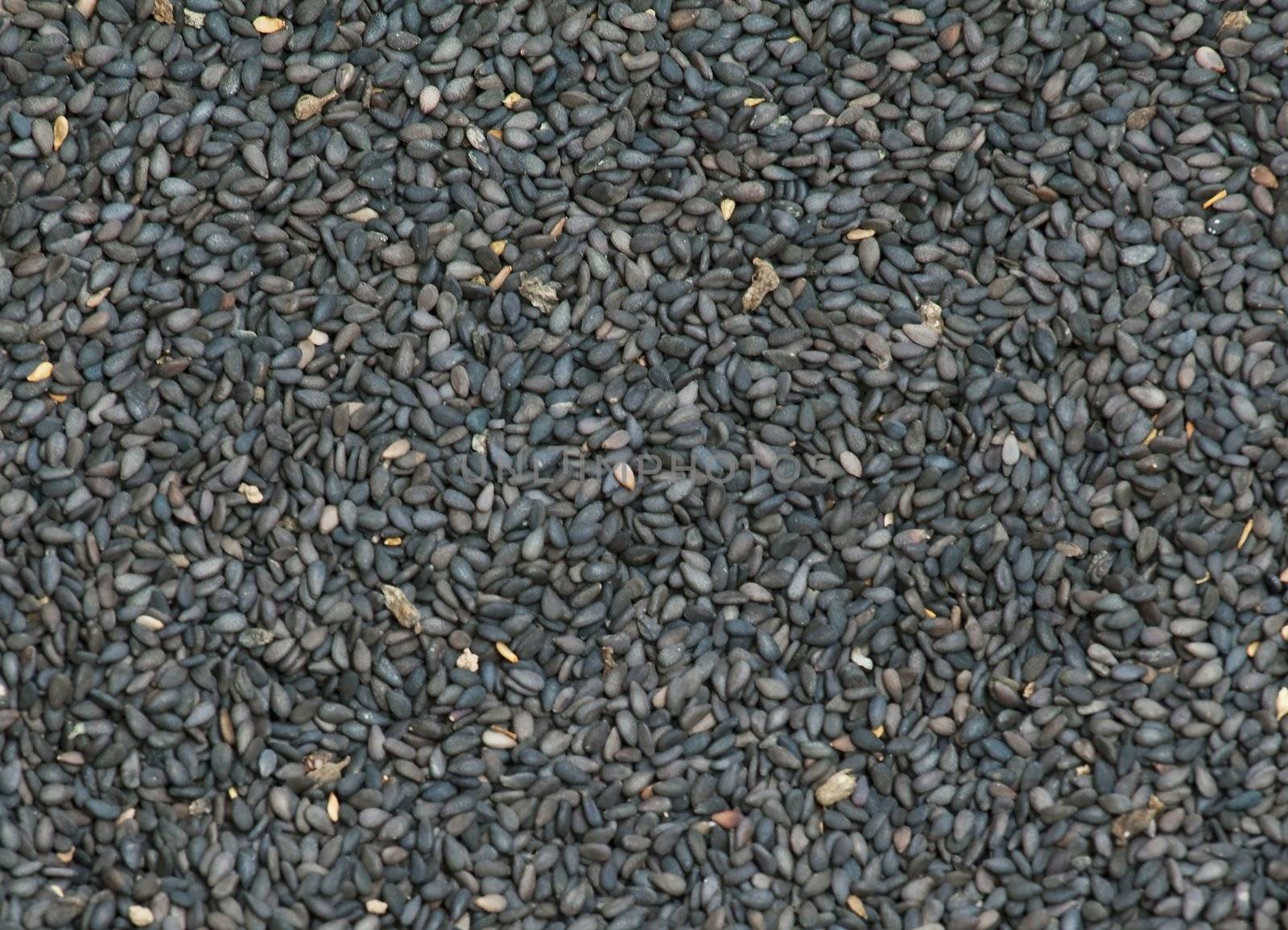 Black sesame background