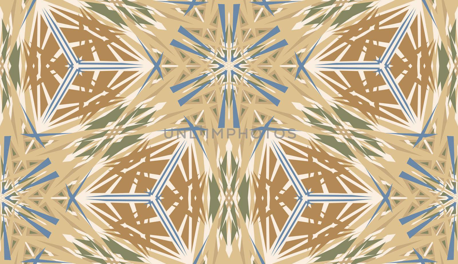 Seamless kaleidoscope camouflage pattern for background or wallpaper