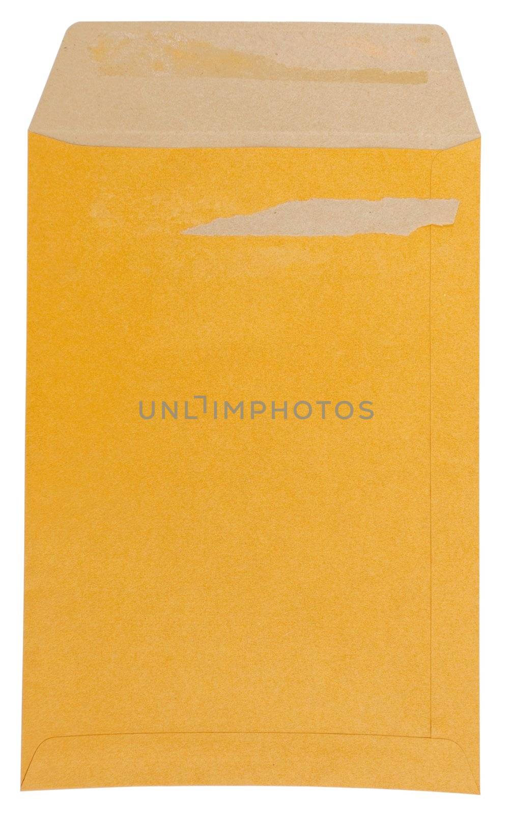 envelope on white background
