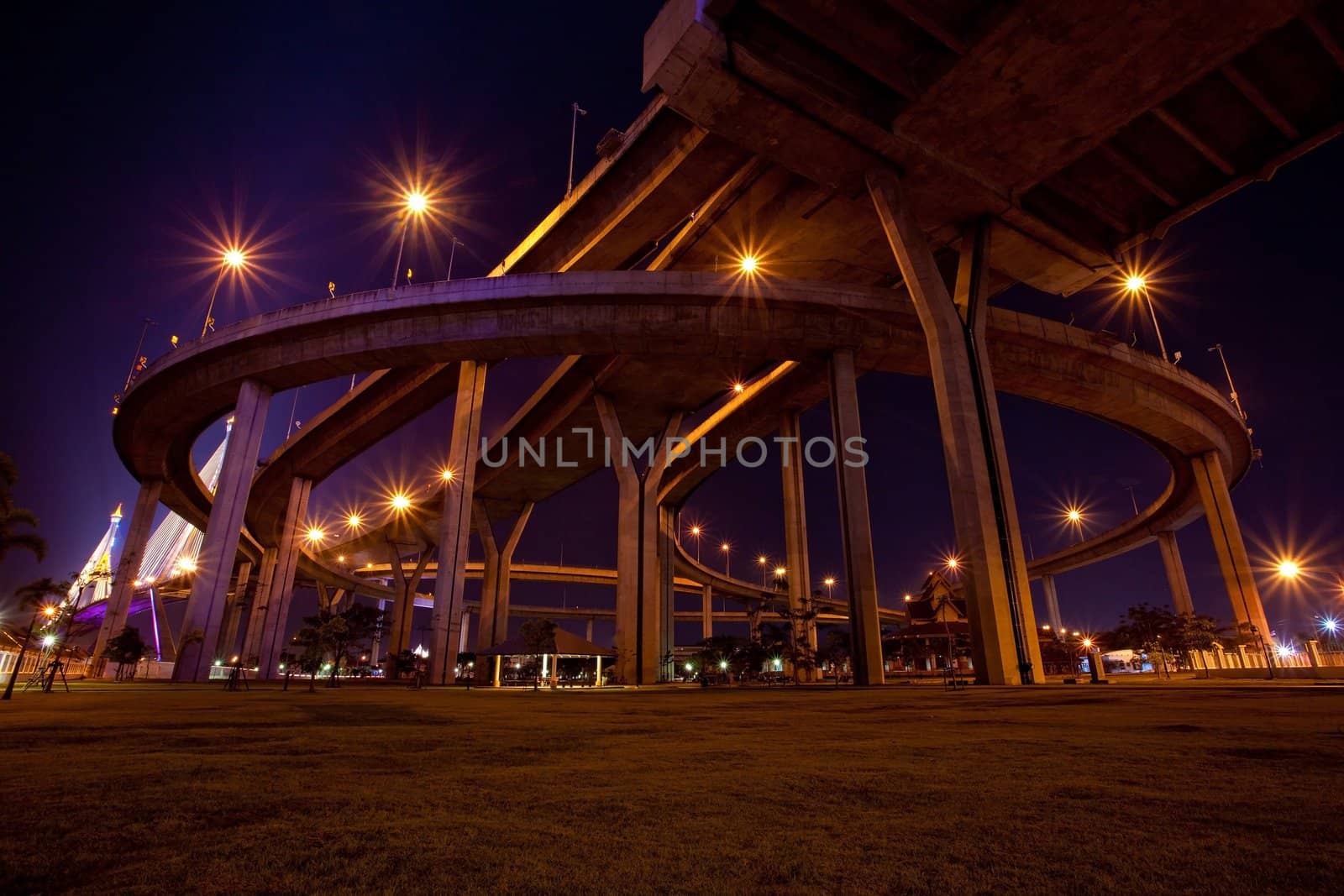 Bhumibol Bridge in Thailand