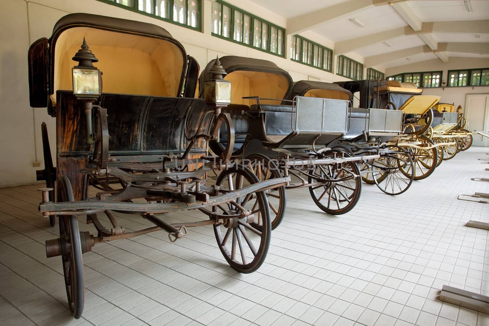 old horse-drawn carriage
