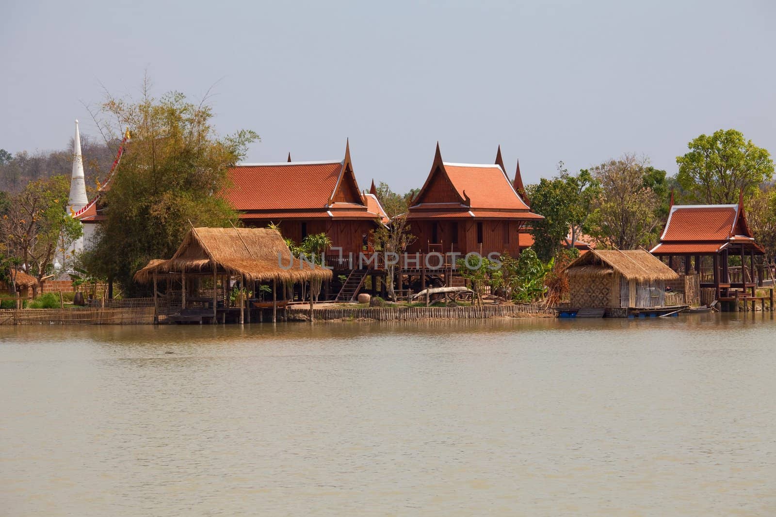 thai style house in Thailand