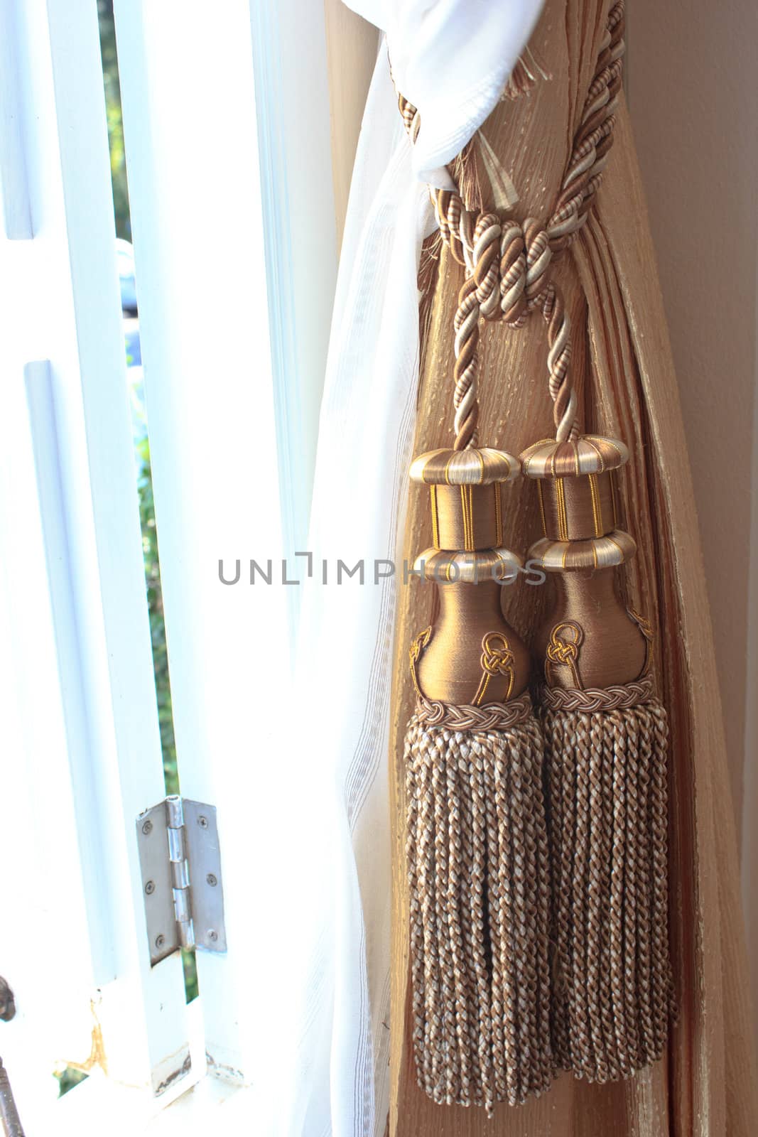 Native Thai style curtain tier