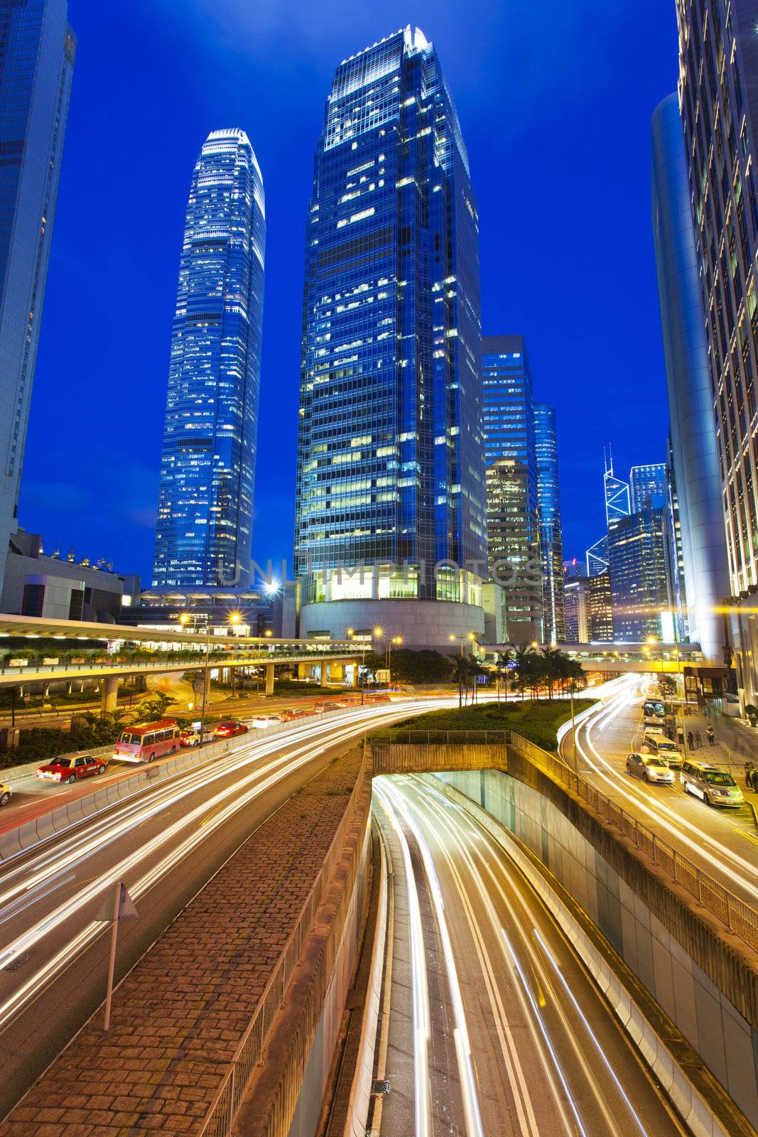 Hong Kong at night