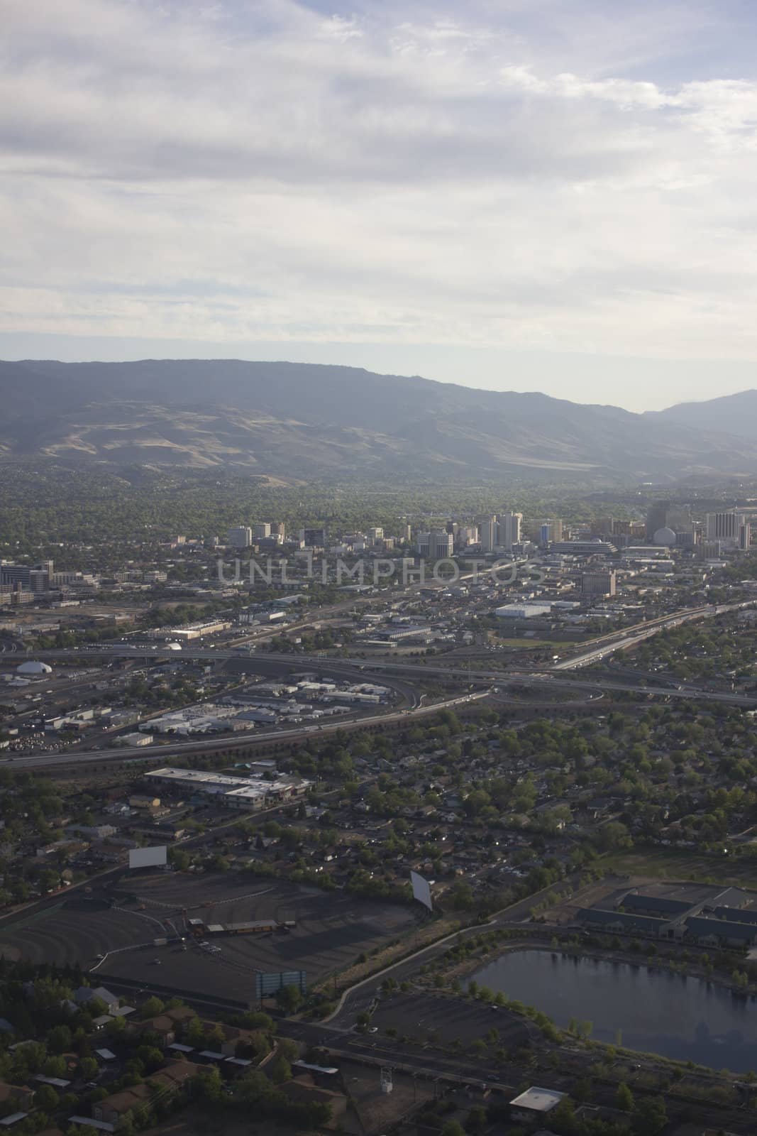 Aerial of Reno Nevada by jeremywhat