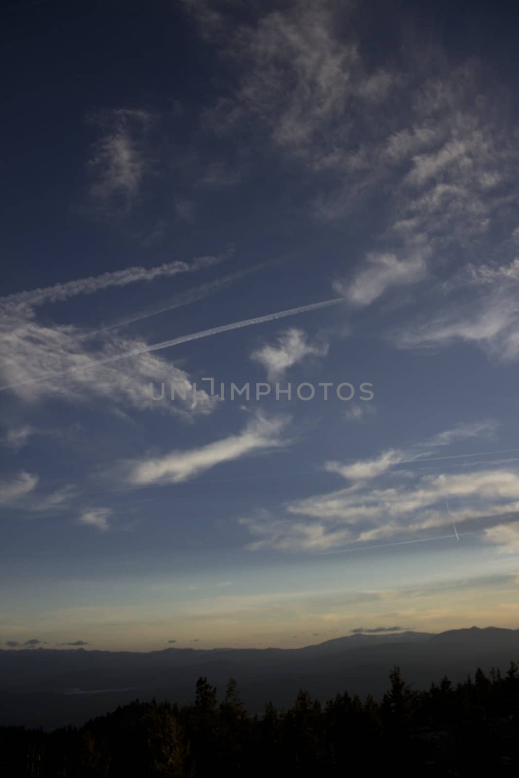 Clouds on blue sky (XXL large) by jeremywhat