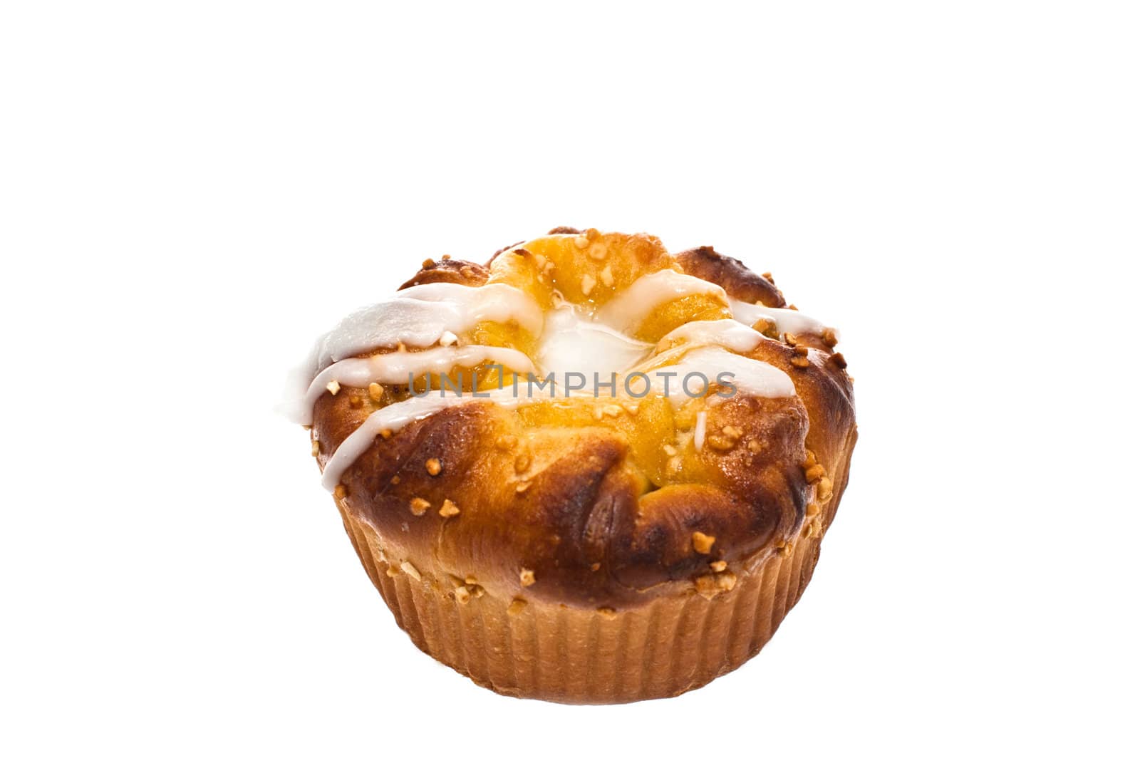 Muffin was shot in the studio on a white background.
