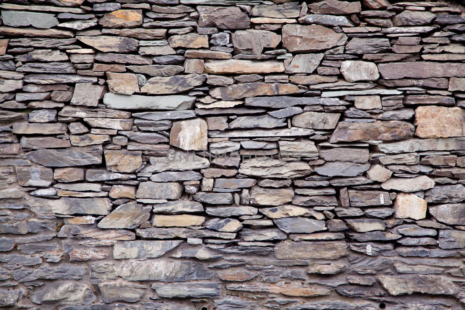 Pattern of Stone Modern Brick Wall Background