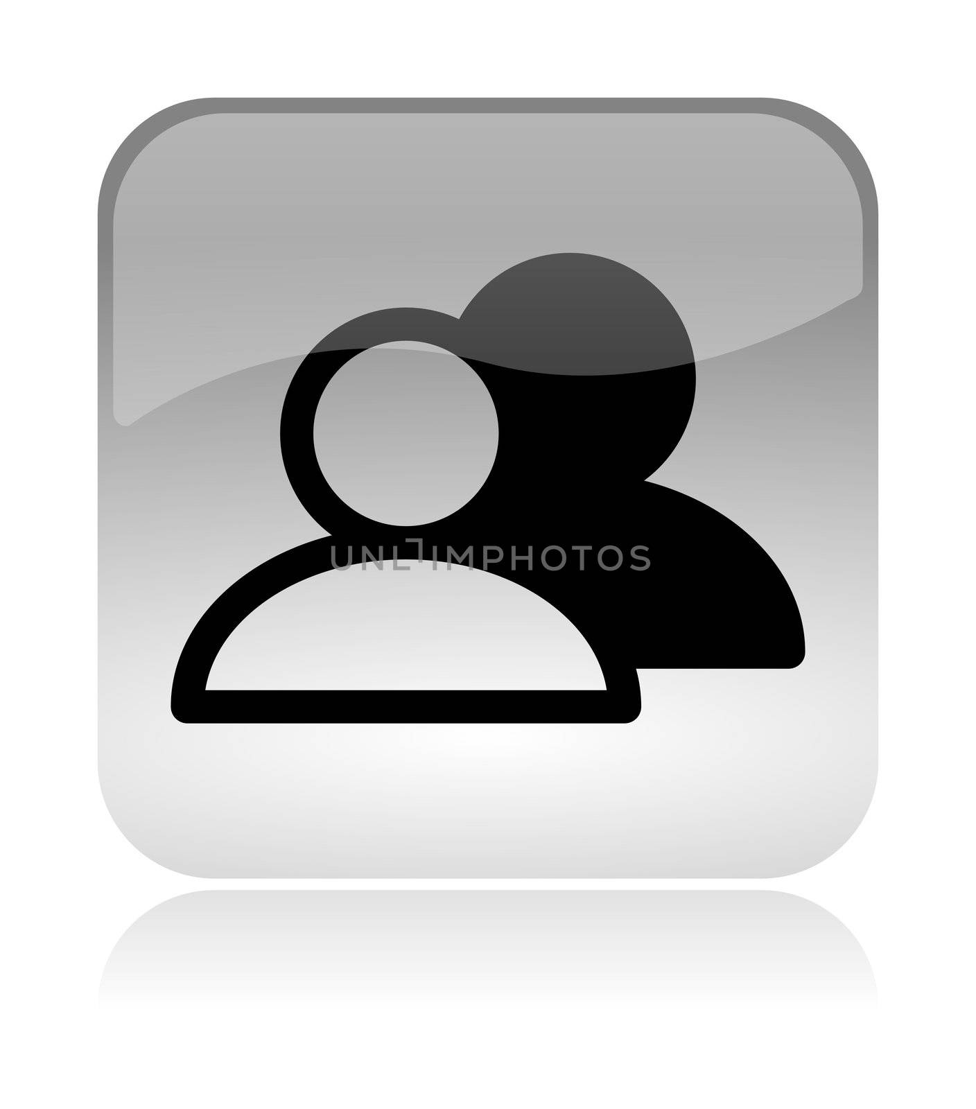 Group users web interface icon by make