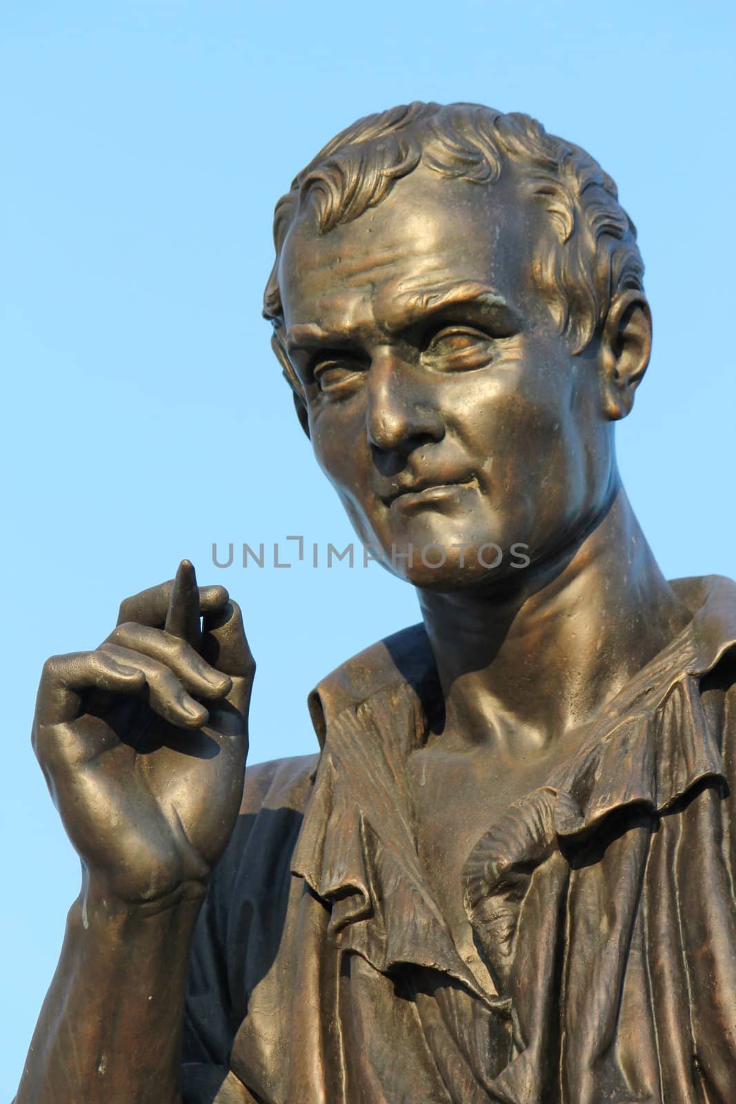 Statue of Jean-Jaques Rousseau, Geneva, Switzerland by Elenaphotos21