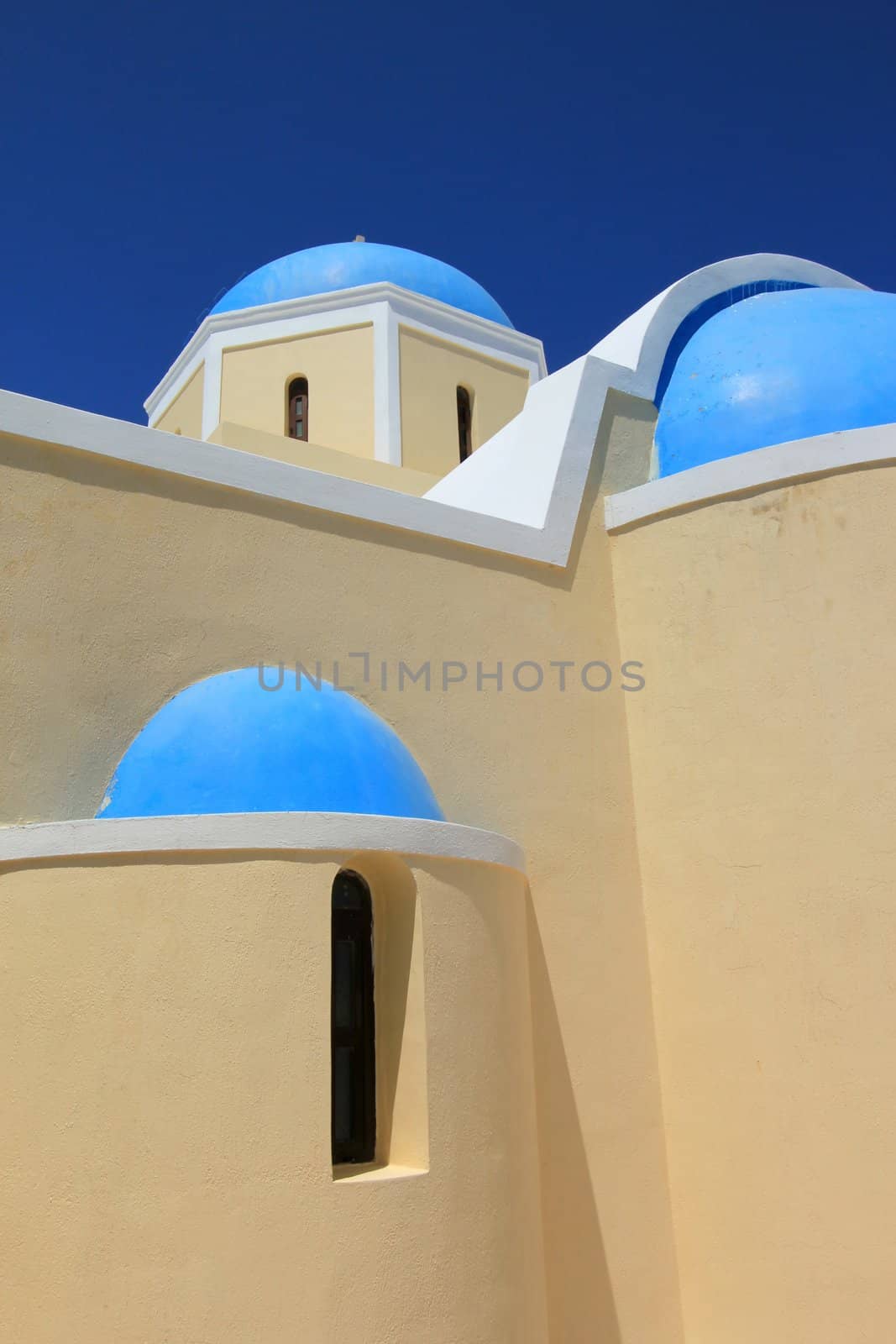 Greek church, Oia, Santorini, Greece by Elenaphotos21