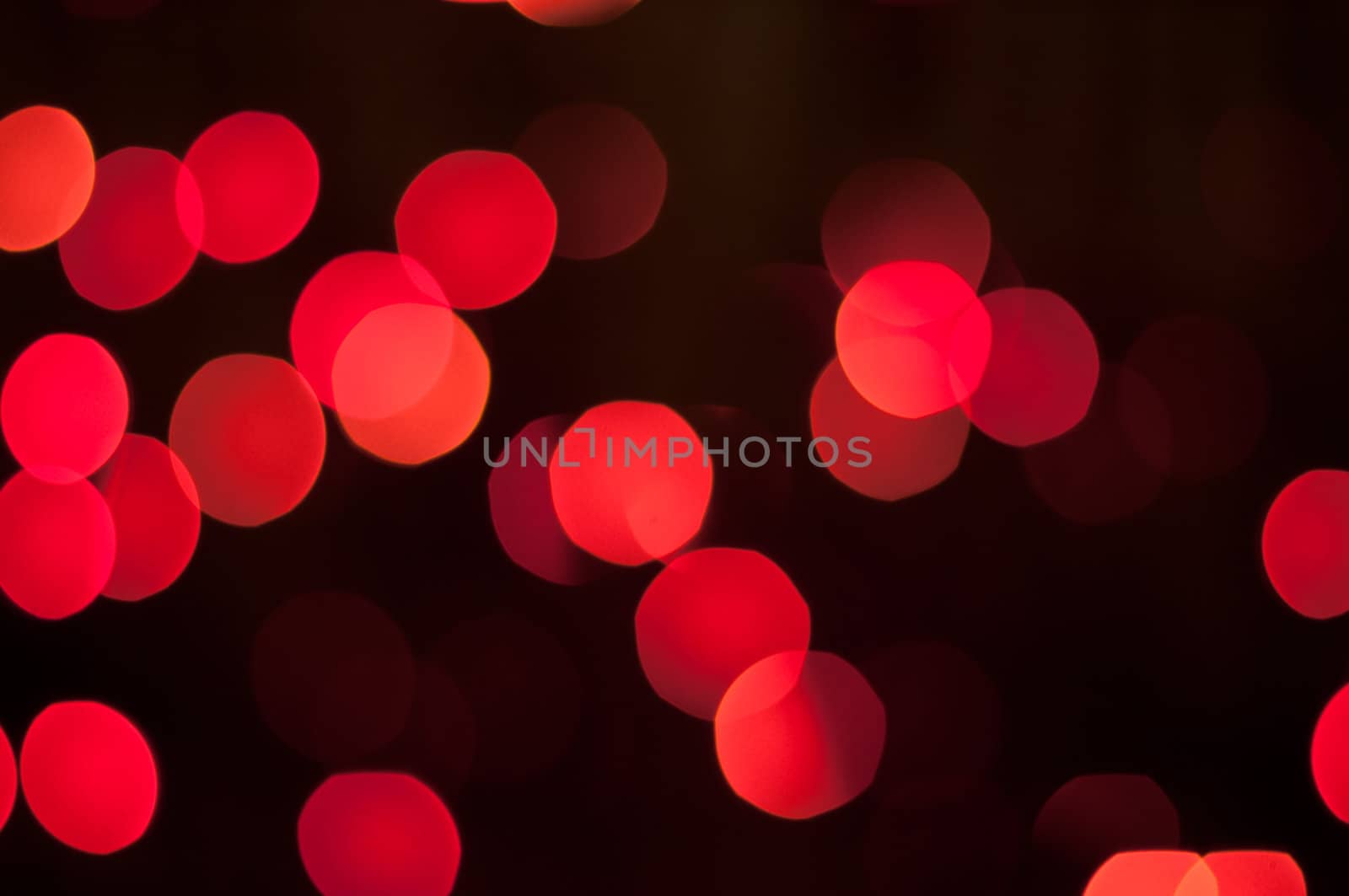 Blurry pattern of colorful decoration lights