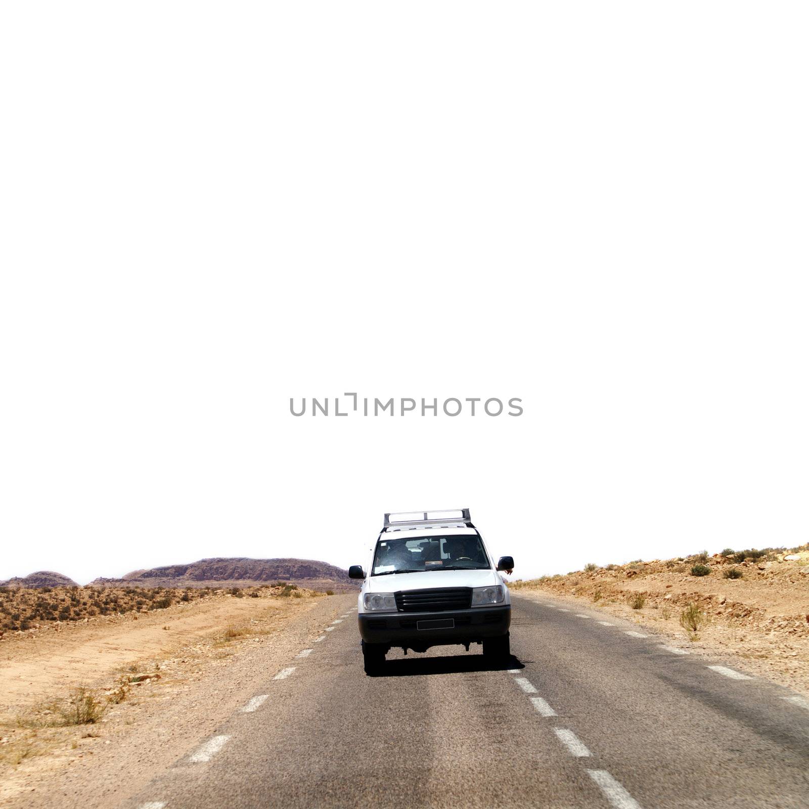 Jeep safari through the deserts of Africa by photochecker