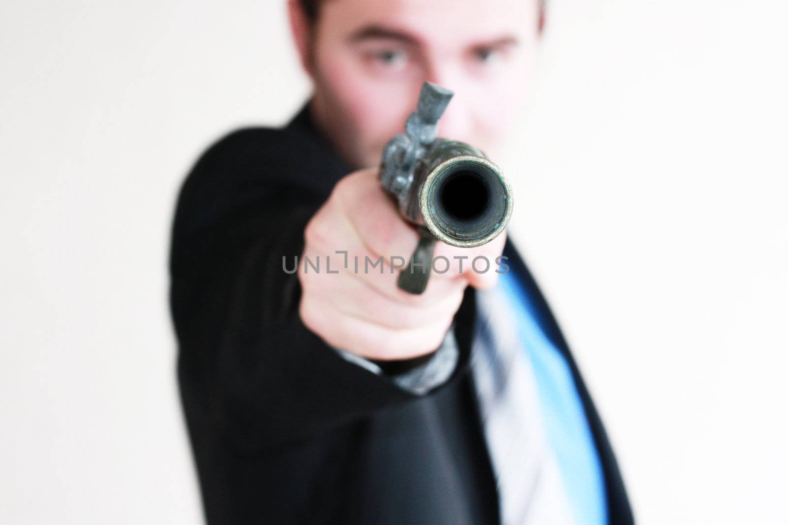 Businessman takes to gun to protect his business