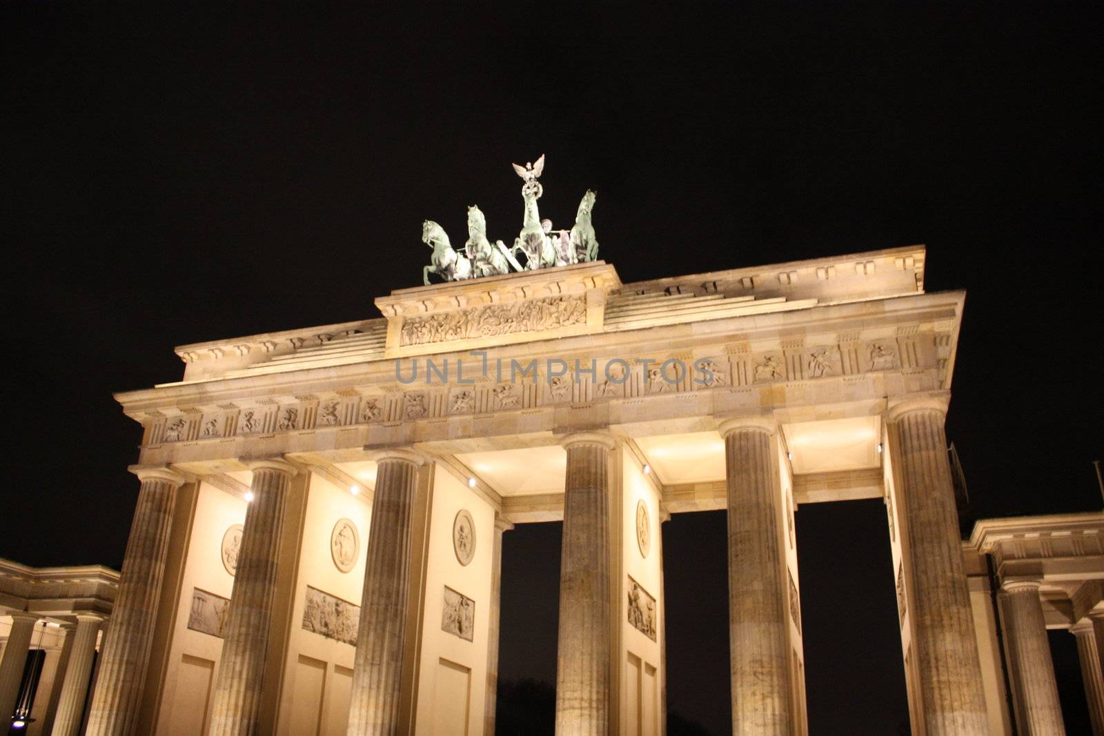 Brandenburg gate of one of the many attractions berlin