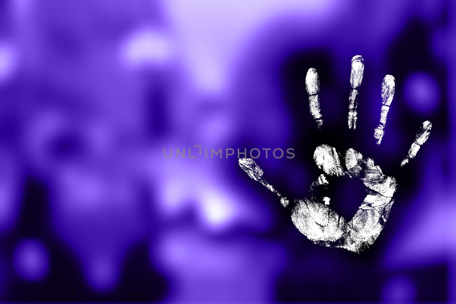 Handprint by photochecker