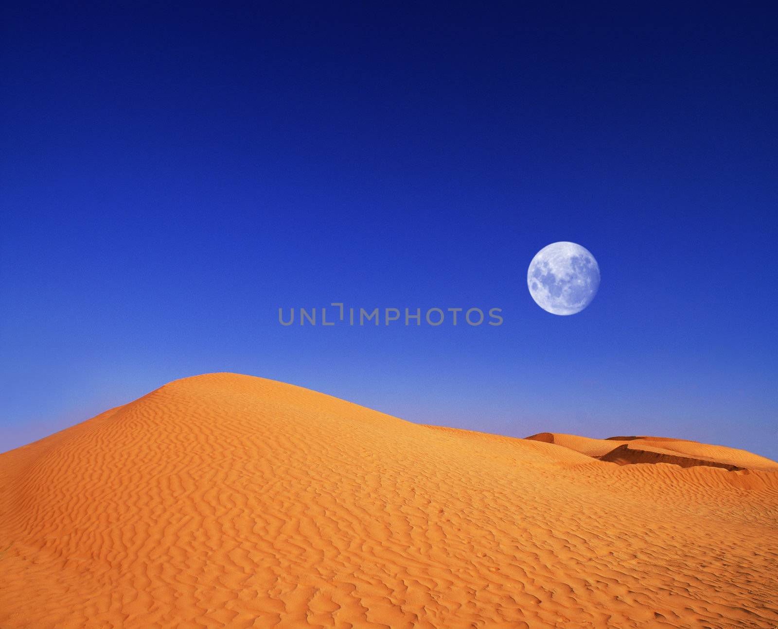 moon at night in africa just a minute away by photochecker
