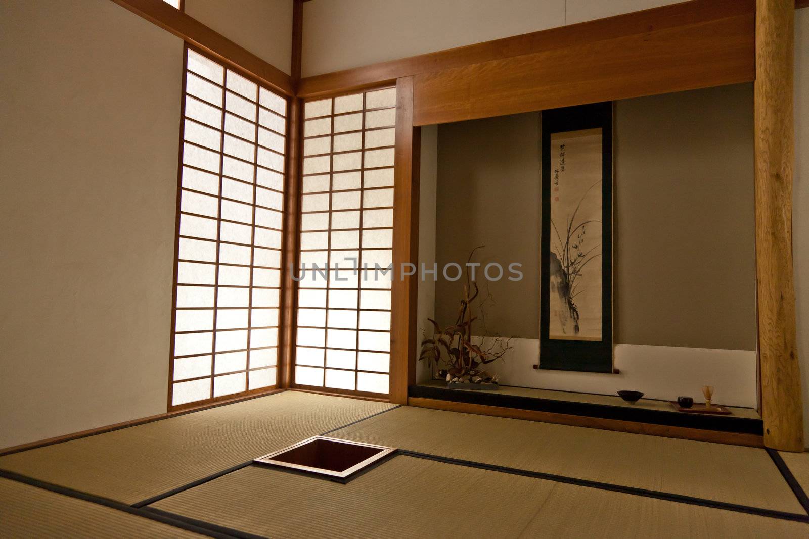 Interior of a Japanese room. Every details are original