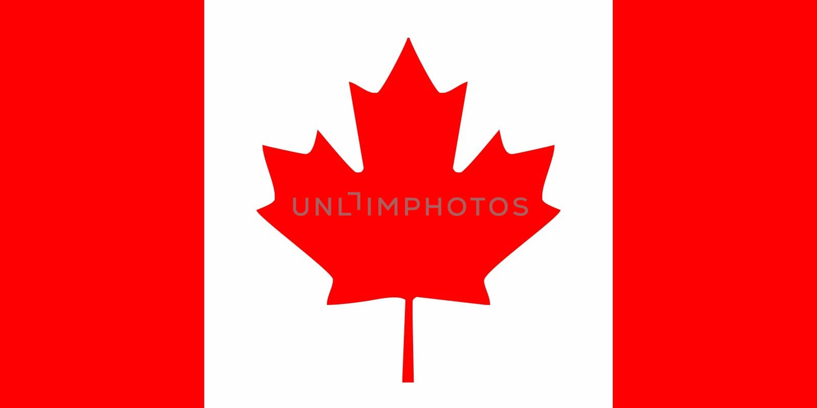 Canada flag icon - isolated vector illustration