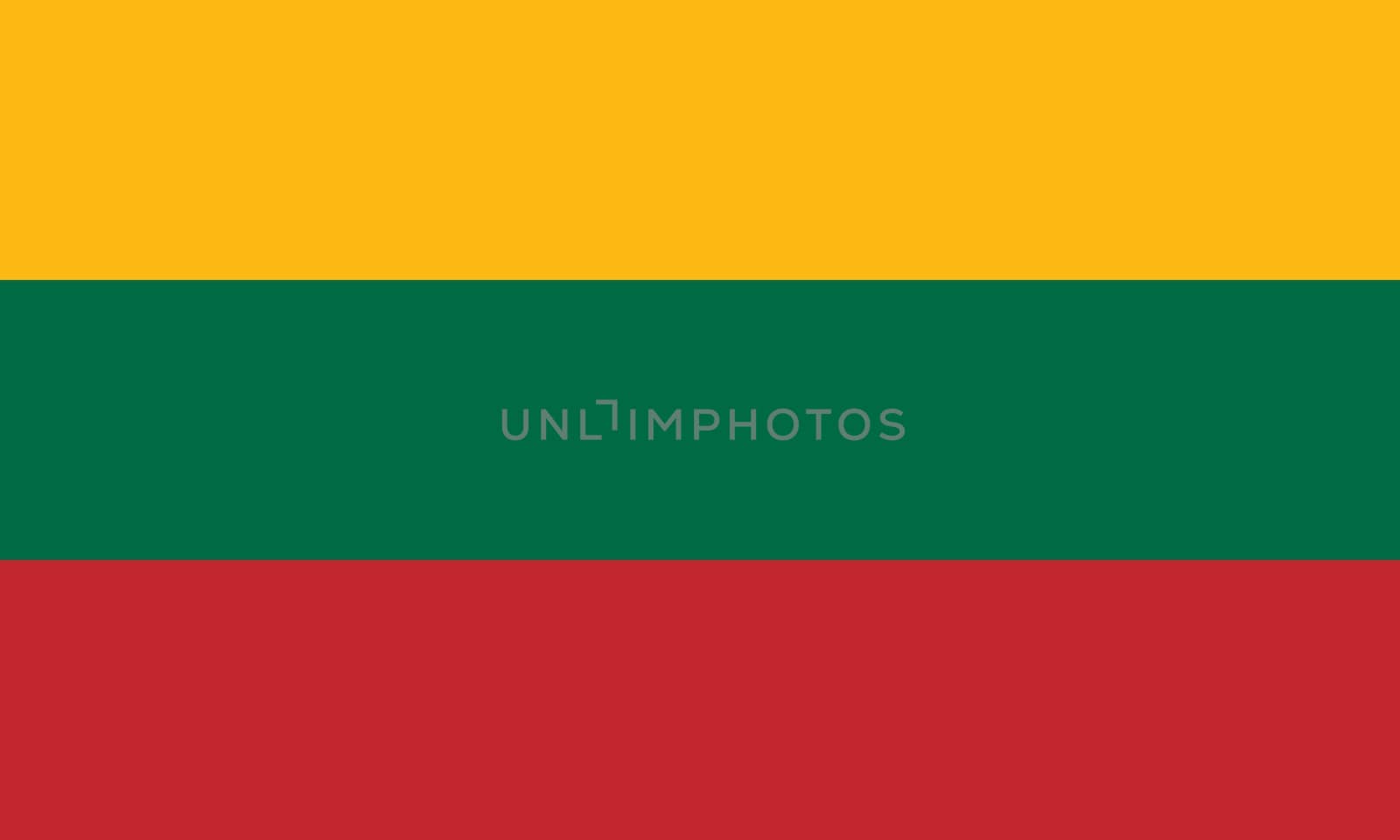 Lithuanian flag and language icon - isolated vector illustration