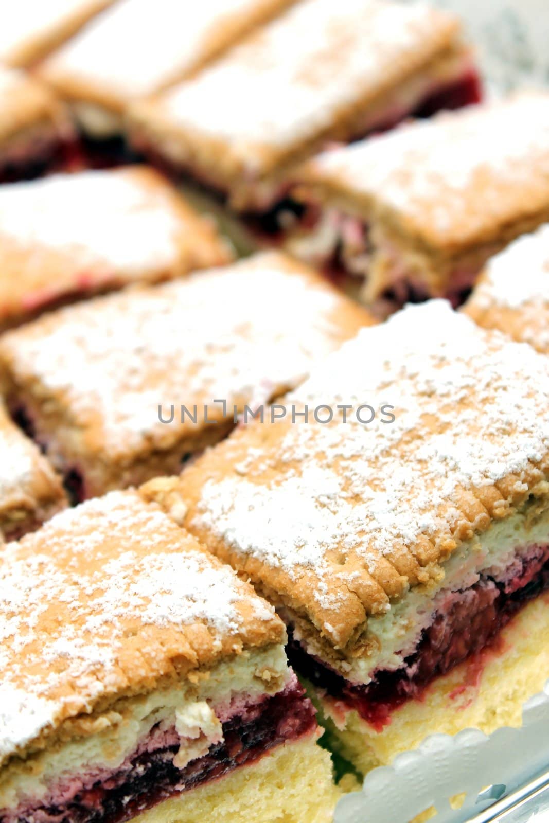 cookie cake slices