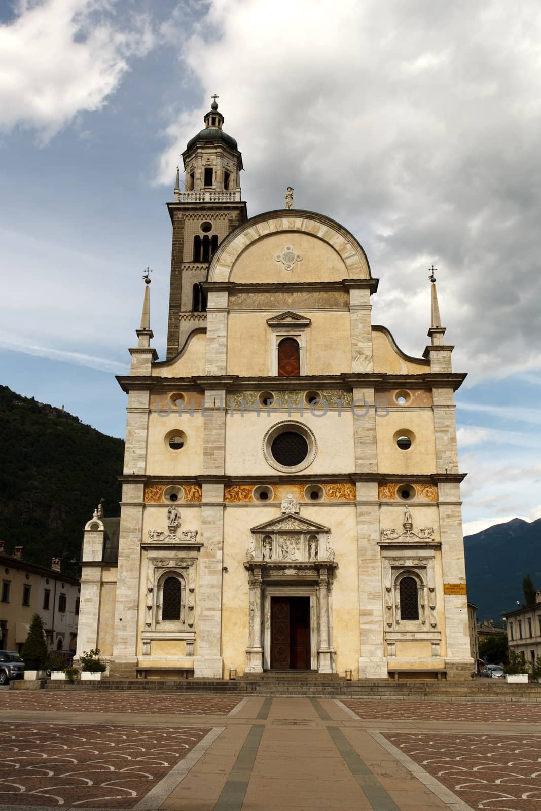Tirano. Italy,  Basilica Madonna di Tirano 
