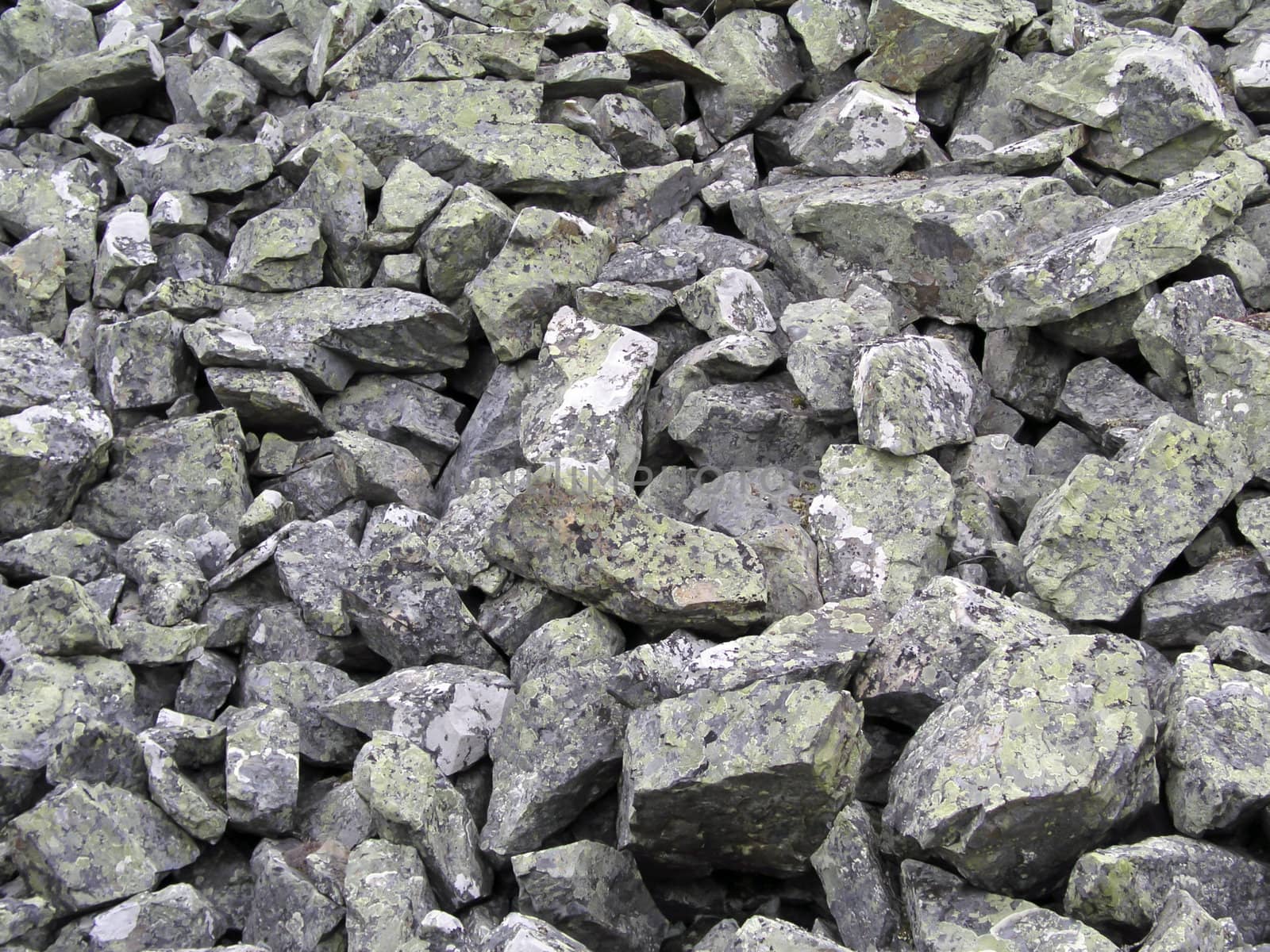 Background of rocky gravel stones closeup 