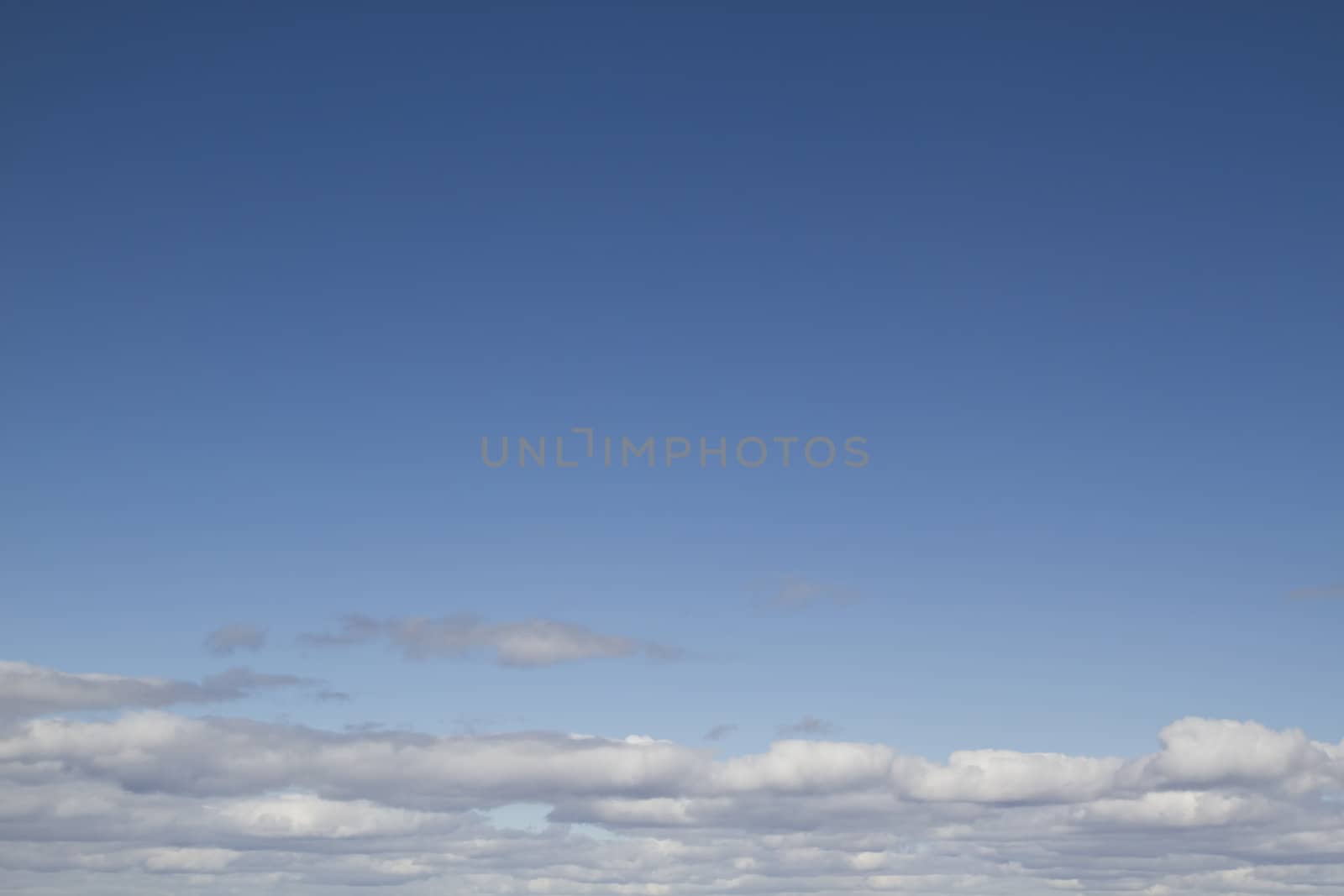 Beautiful background of blue sky and clouds