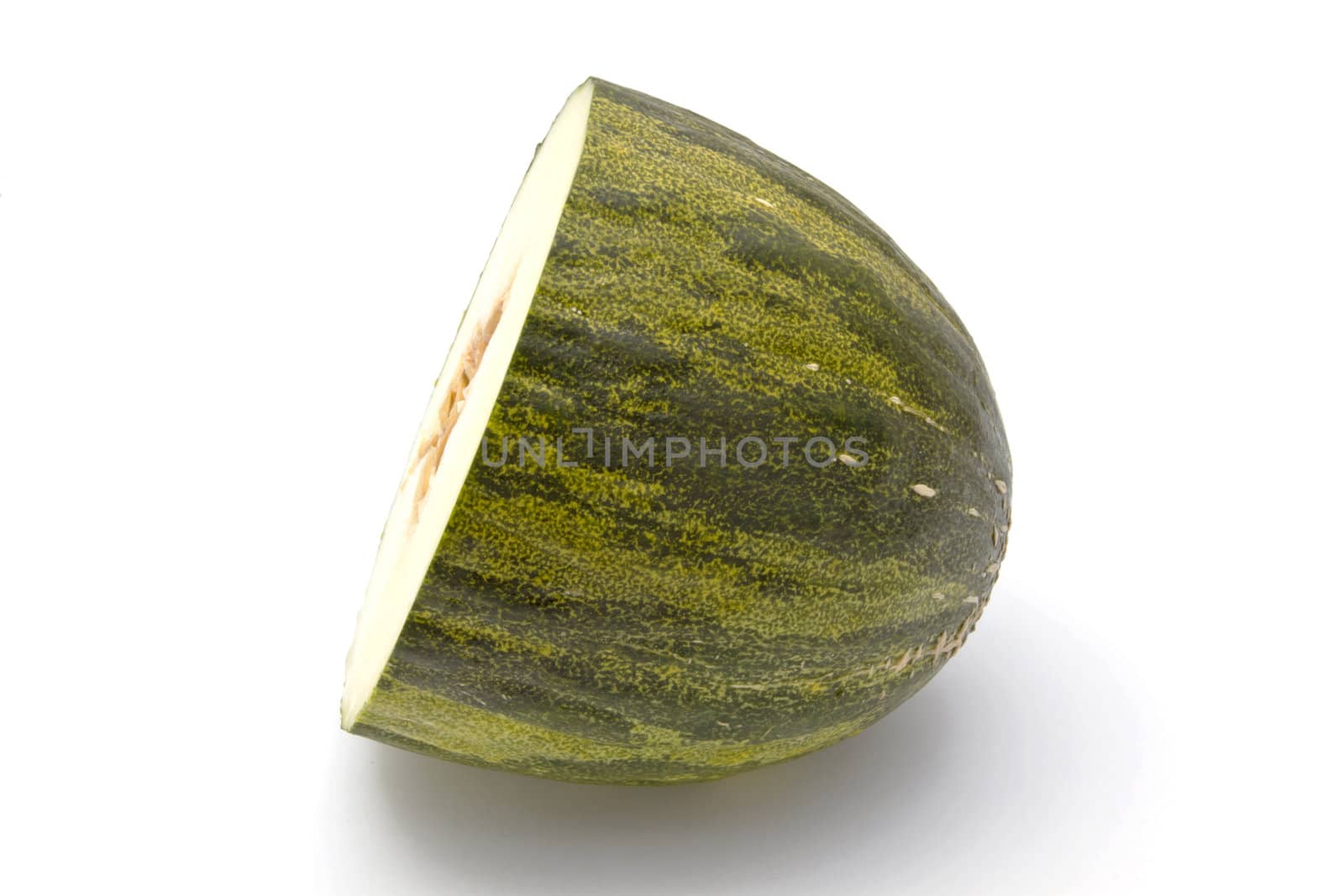 Delicious melon isolated on white background 